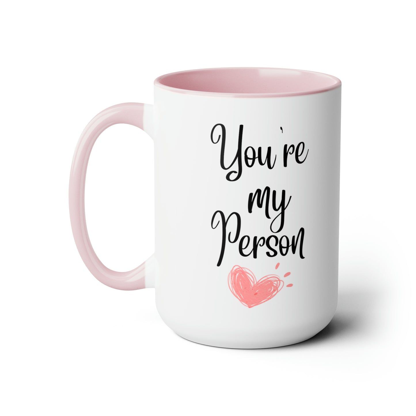 You're my person mug Christmas mug gift for mom gift mug Floral mug gift for her Mug funny gift for wife Coffee Mug Christmas gift