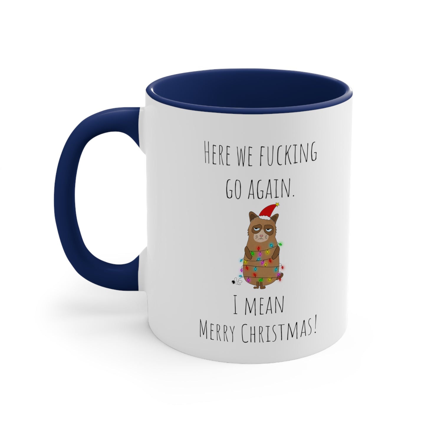 Grumpy cat Christmas mug 11oz Christmas gift for her gift favorite aunt gift coffee lover gift tea gift for her coffee Mug 11oz
