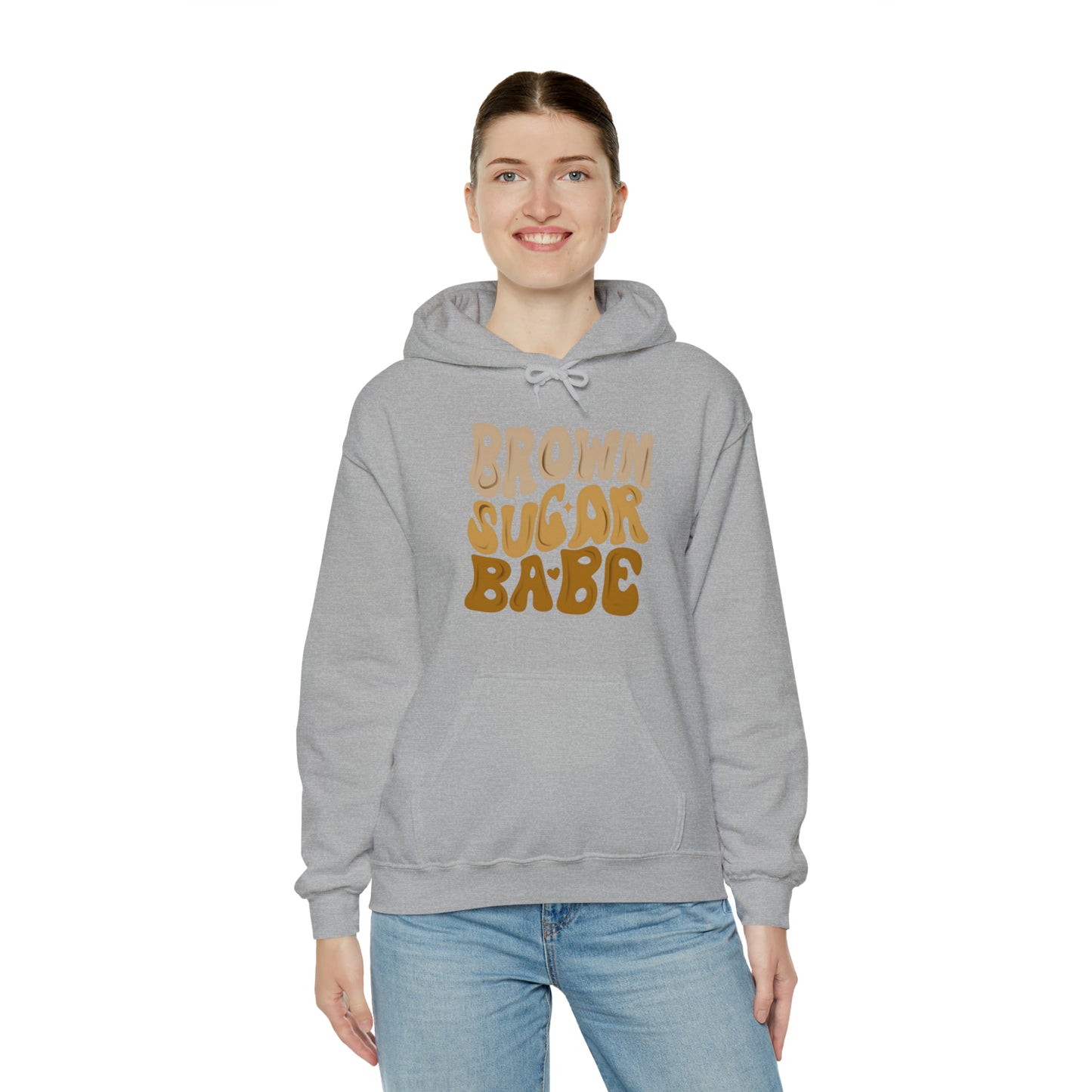 Brown sugar babe hoodie, gift for her, best friend gift, birthday vacation, Unisex Heavy Blend Hooded Sweatshirt