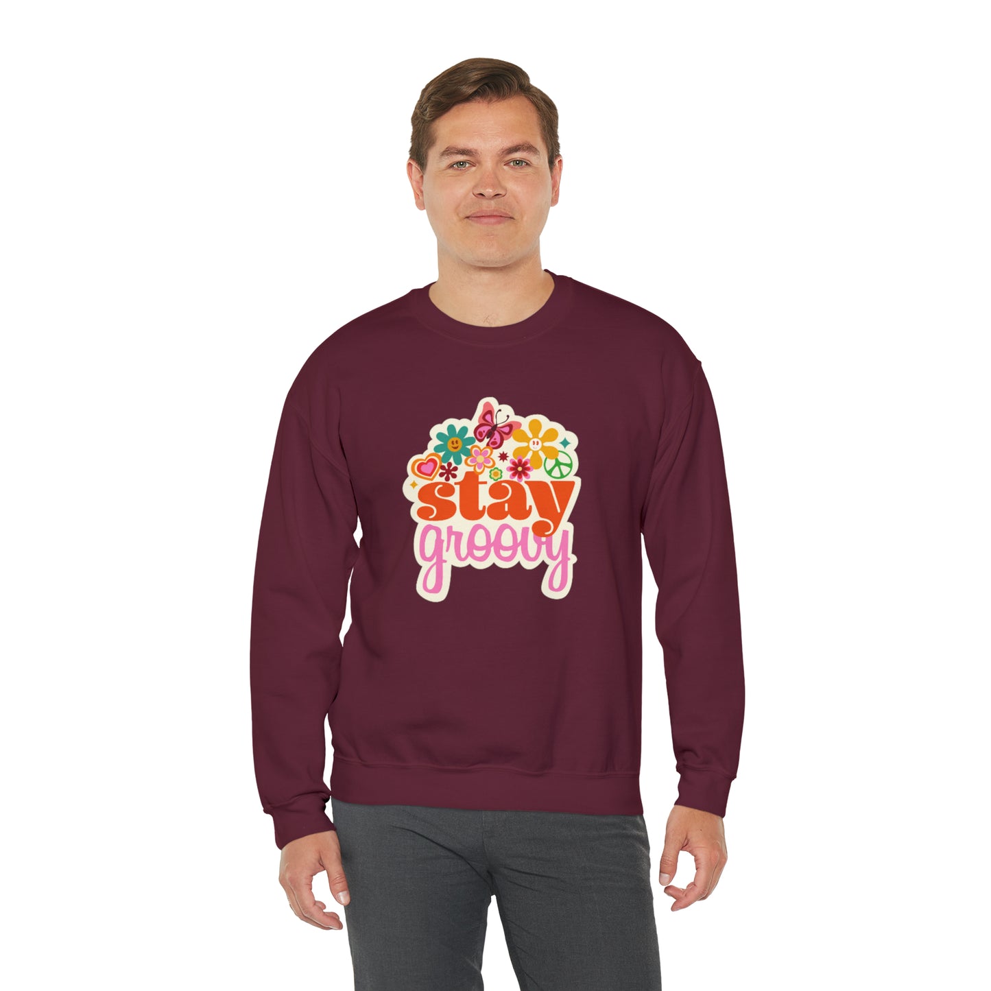 Stay Groovy sweatshirt, good vibes sweater, love inspire sweatshirt mode sweater, Homeschooling sweatshirt mom shirt, shirt unisex gift