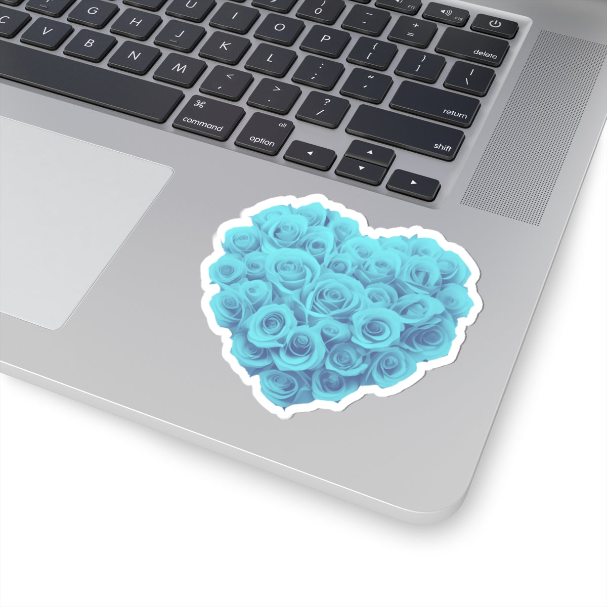 Blue Heart of roses sticker pink heart sticker selfcare sticker life Motivating sticker keep trying sticker gift forher giftforhim girlboss