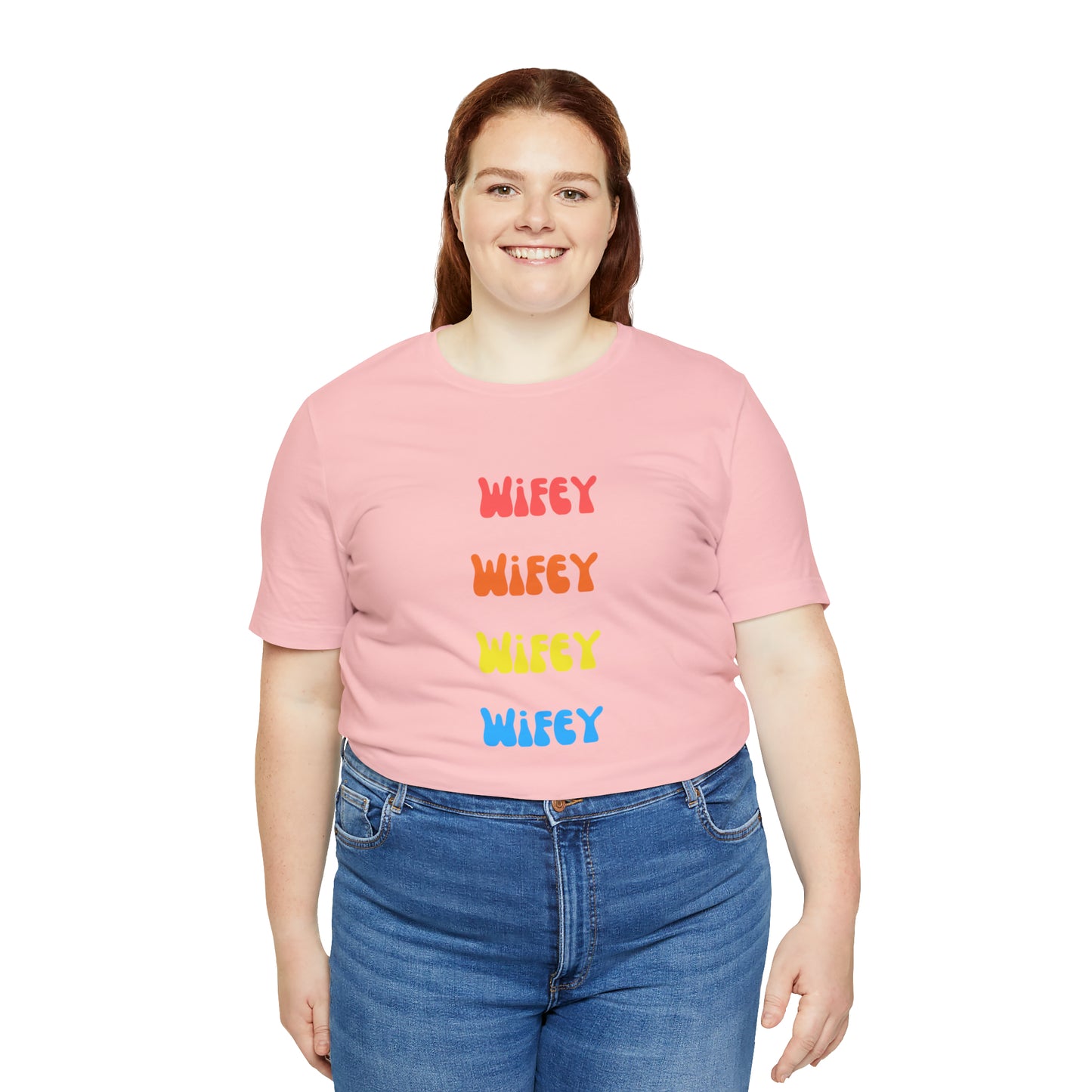 Wifey Wifey T-Shirt Aesthetic Shirt Trendy Shirt Shirt With Words On Back Tumbrl Positive Tee Gift for him Gift for her