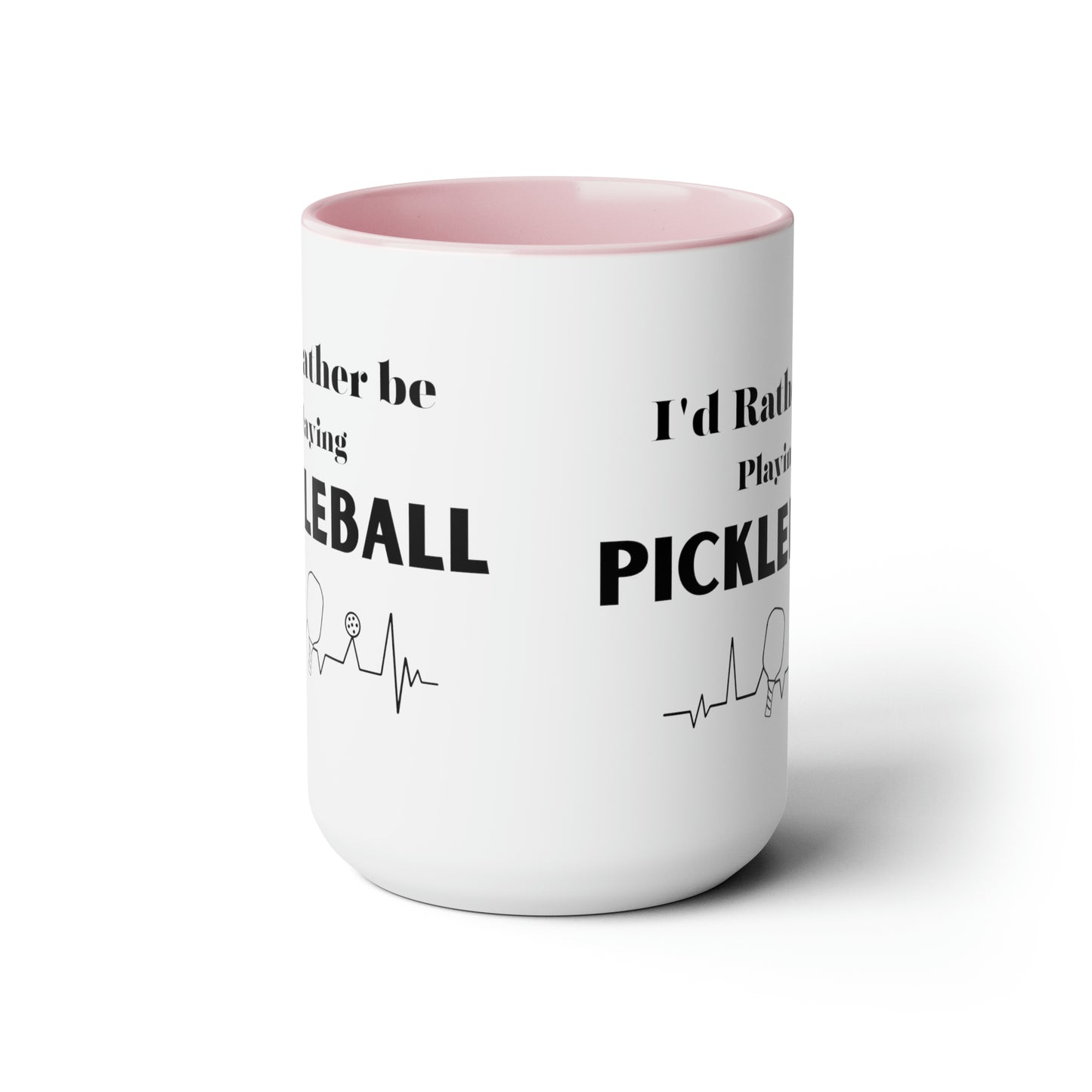 I'd rather be playing pickleball mug pickleball lover Daddy mug gift for her gift for him Coffee Mug pregnancy reveal gift wife Coffee tea