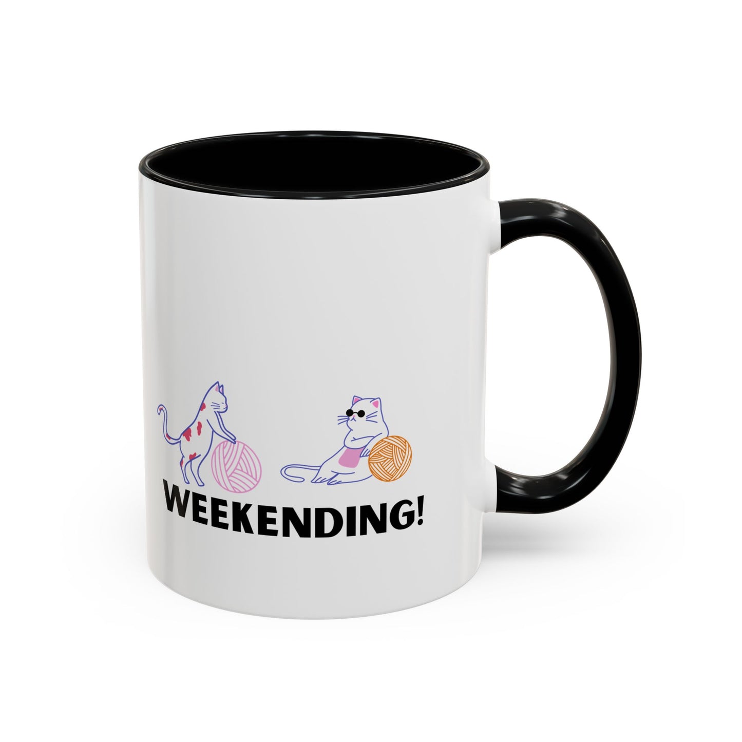 Crochet weekending mug coffee lover weekending vibes mug Coffee Mug swift Funny Coffee Cup Cat Lady Gift Cat Lover Gift Cat Mom christmas