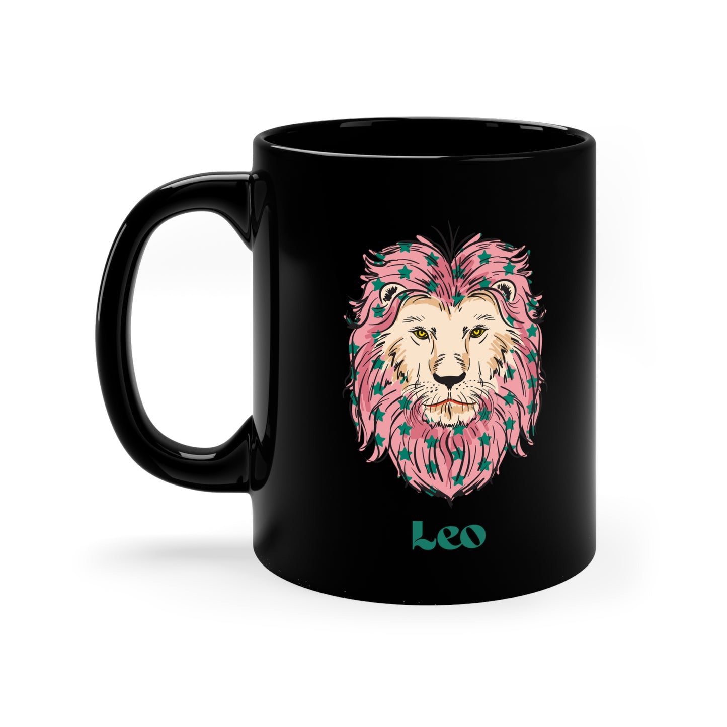 Leo zodiac sign mug 11oz Mug Christmas Gift for her gift for him Funny Gifts Ideas Birthday Gifts for her gift for him Mug Black Mug