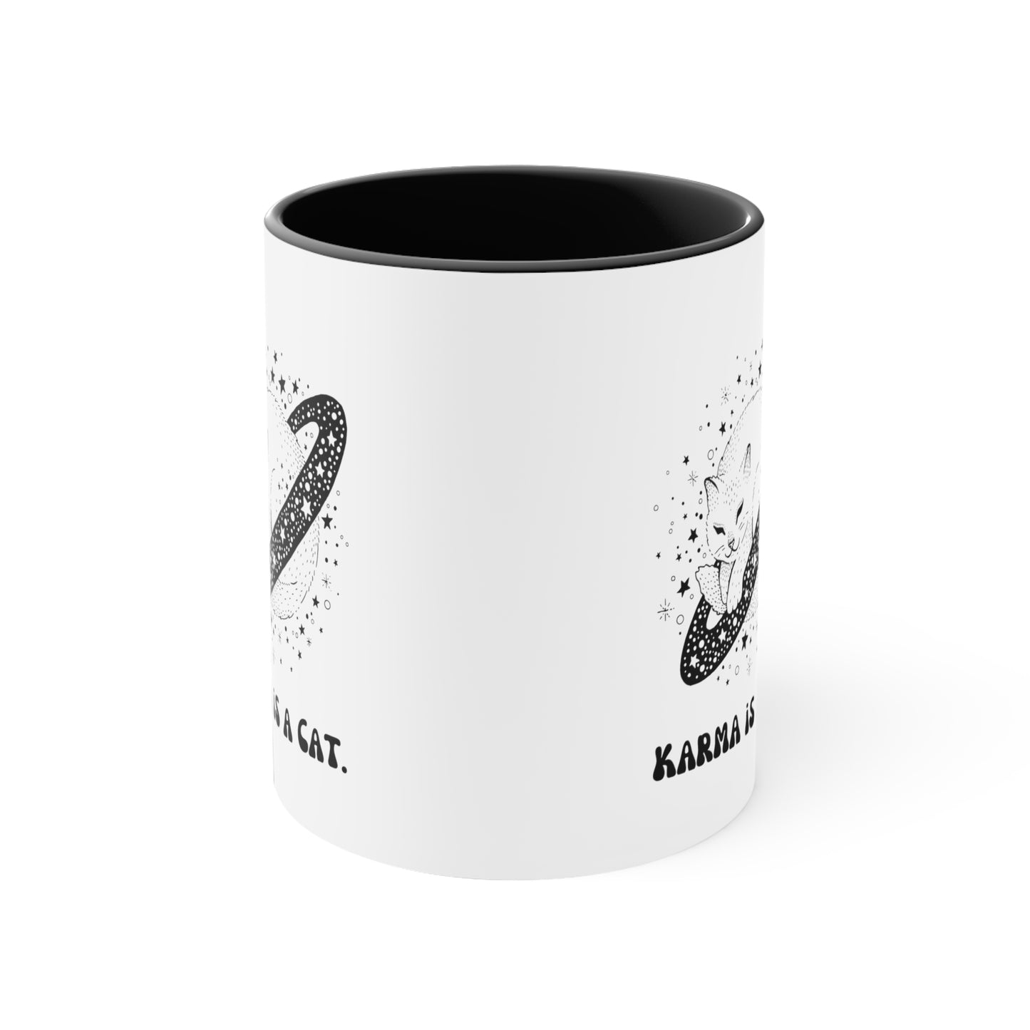 Karma is a cat mug best friend gift for her gift for him Birthday gift coffee mug tea gift for cat lover bestie valentinesday gift Christma