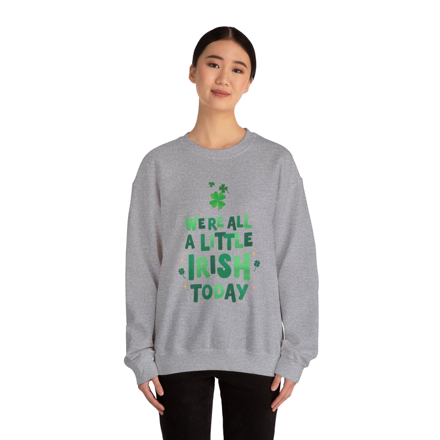 Funny St. Patrick's Day sweater funny St. Paddys sweatshirt Heart Love valentines shirt gift for her best friend gift galentine's day