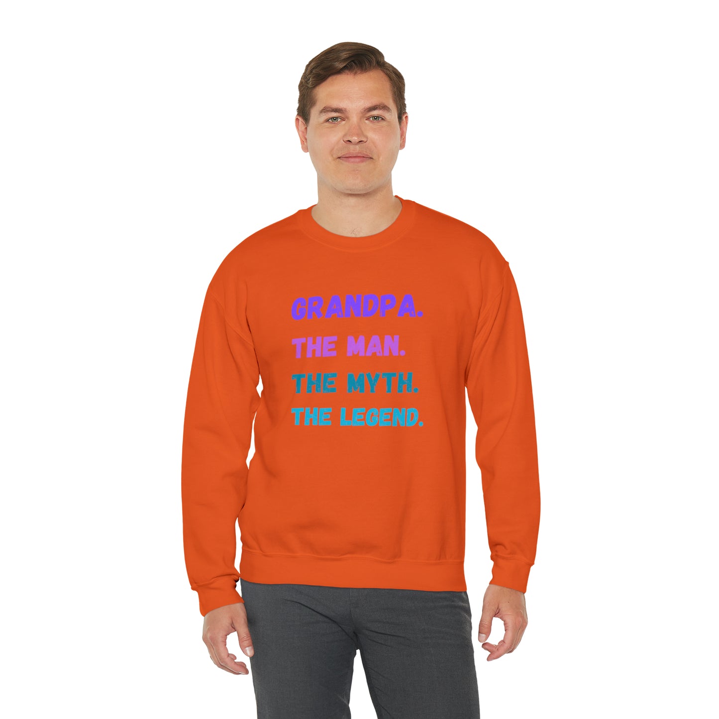 Grandpa the man the myth the legend sweatshirt gift for Dad and me shirts Father's day gifts best friend sweater Christmas gift for dad