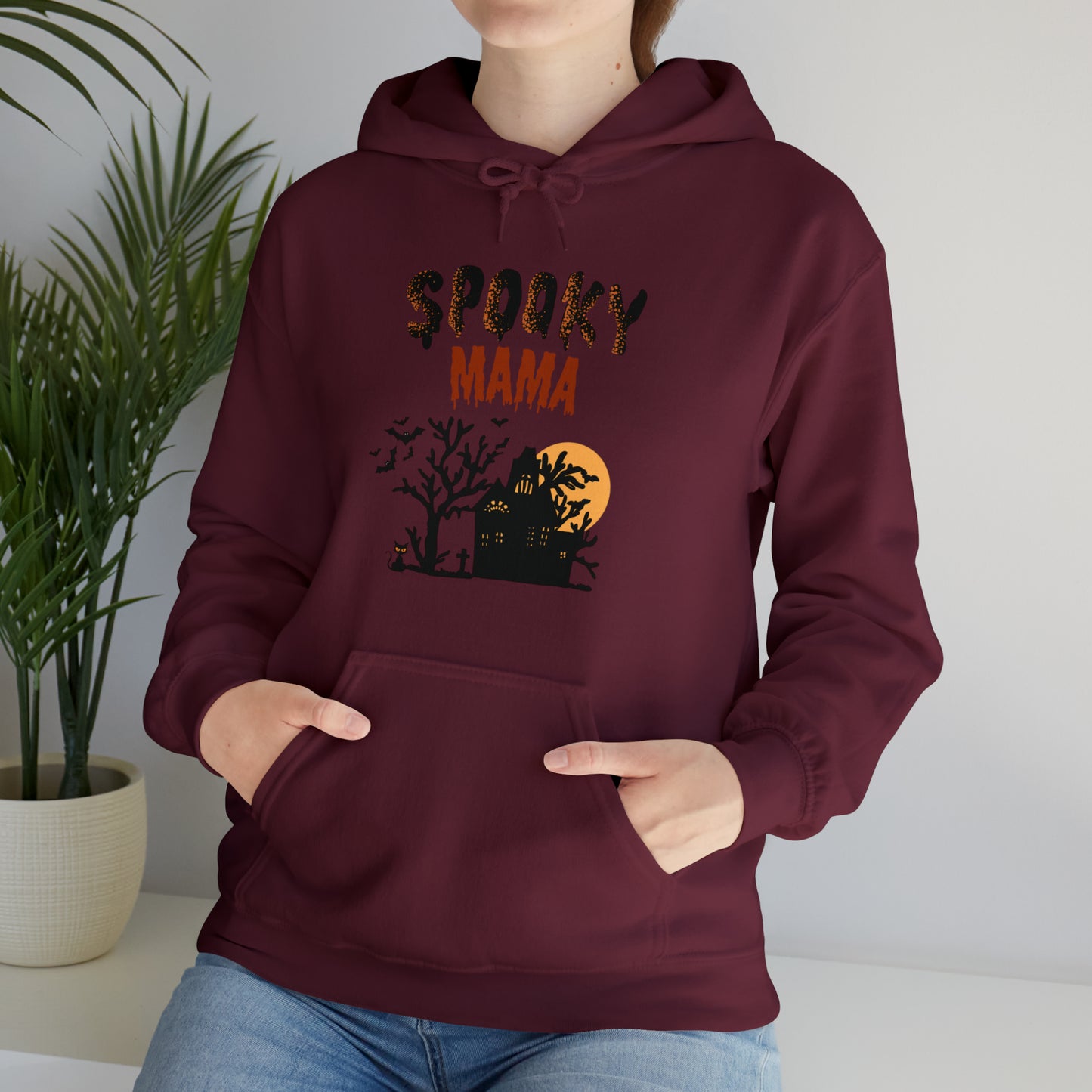 Spooky Mama Halloween Sweatshirt, spooky Ghostface Shirt, Funny Halloween Horror Shirt, Halloween Women's Sweatshirt, Halloween Tee, unisex