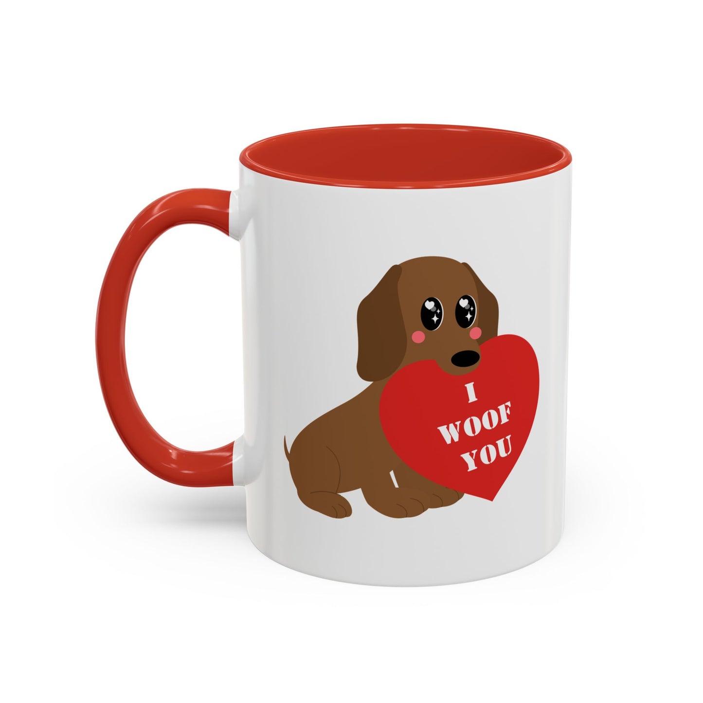 Dog lover mug I woof you mug Valentines day mug i love you Galantines day Bestie gift for her gift tea Mug Coffee Gift for Mom vday gift