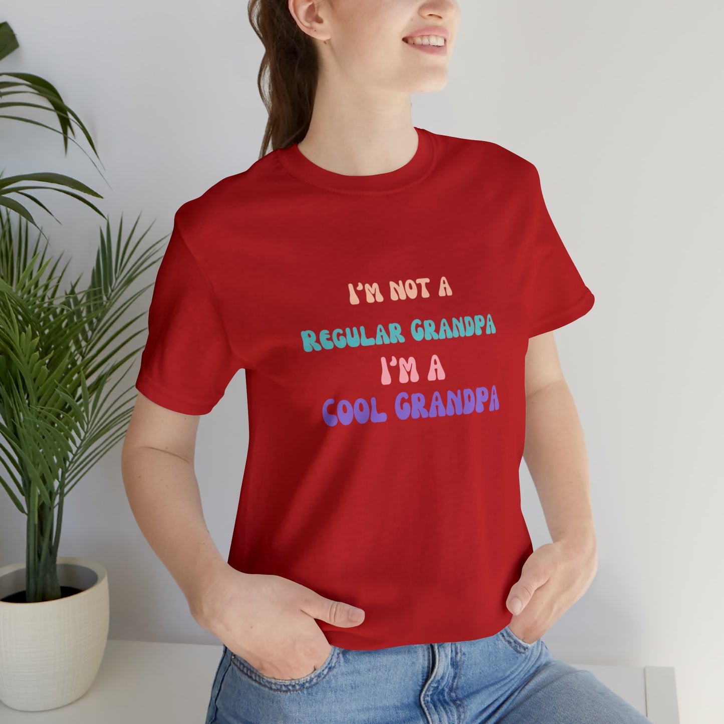 I'm a cool grandpa shirt gift for dad grandpa shirt