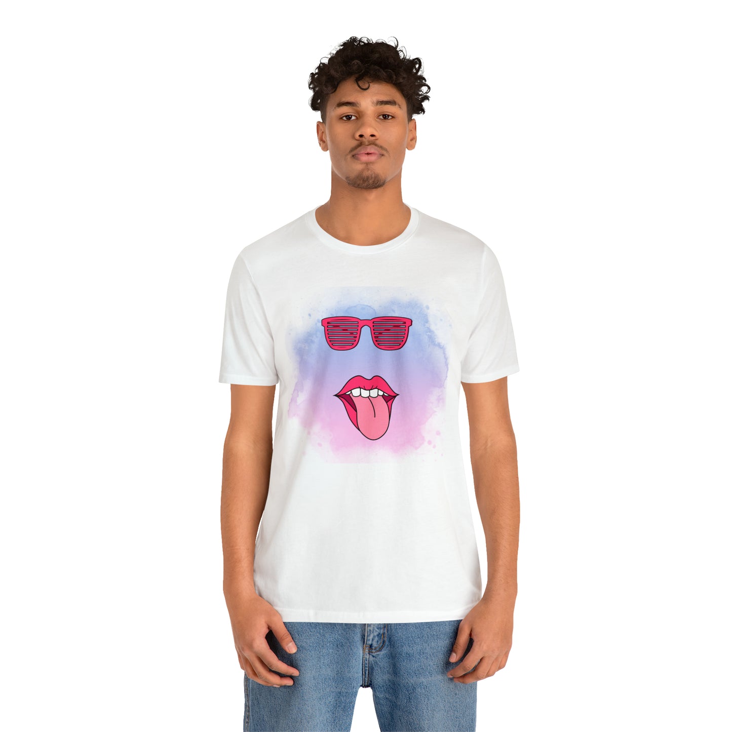 Lip Sunglasses t-shirt, Bubble gum kiss shirt,Pink Gum Shirt,Galantine gift travel shirt,best friend trip,girls vacation trip, Unisex Jersey