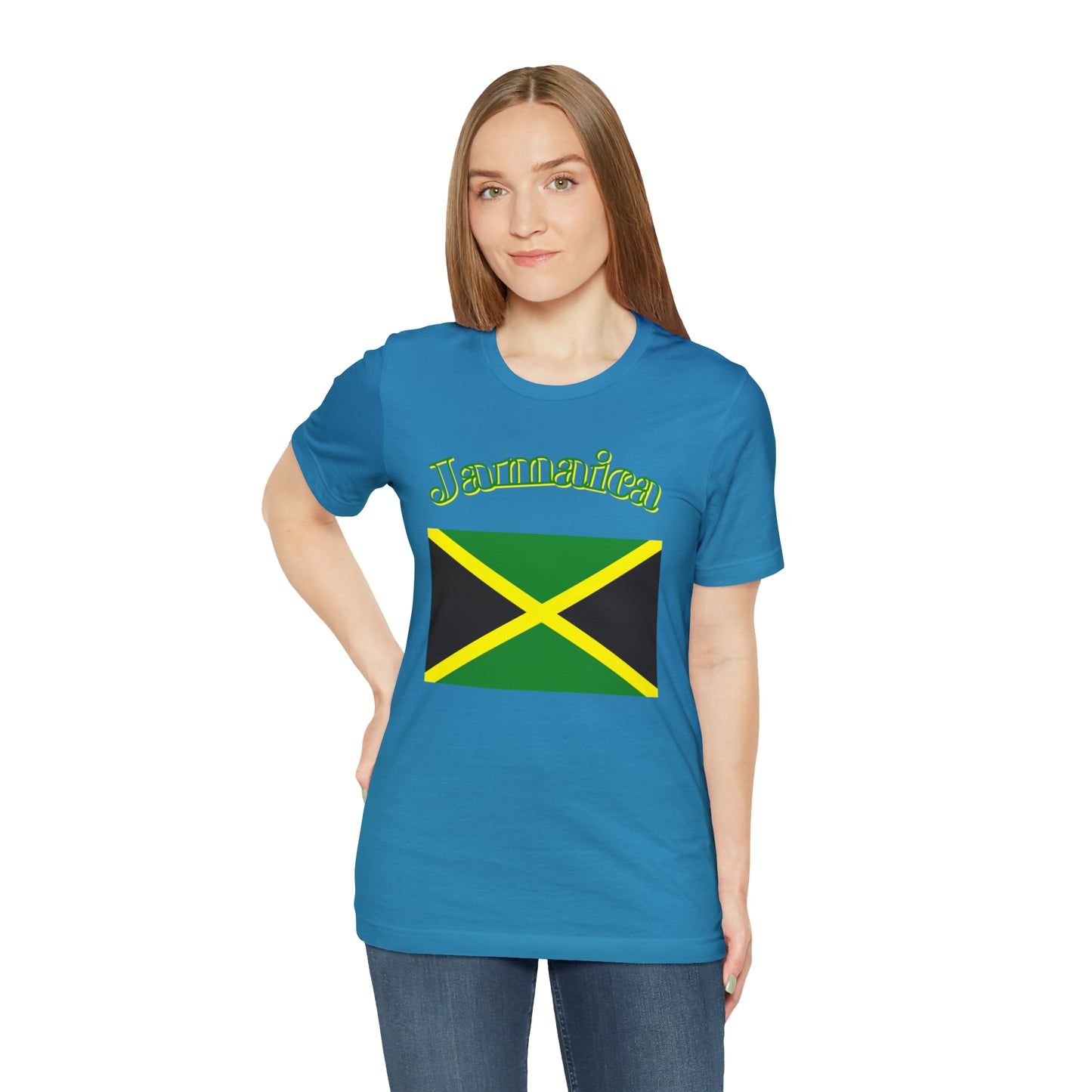 Jamaica flag shirt Jamaican T-shirt positive vibes shirt good vibes tee island girls trip shirt bohemian top Christmas gift for her for him