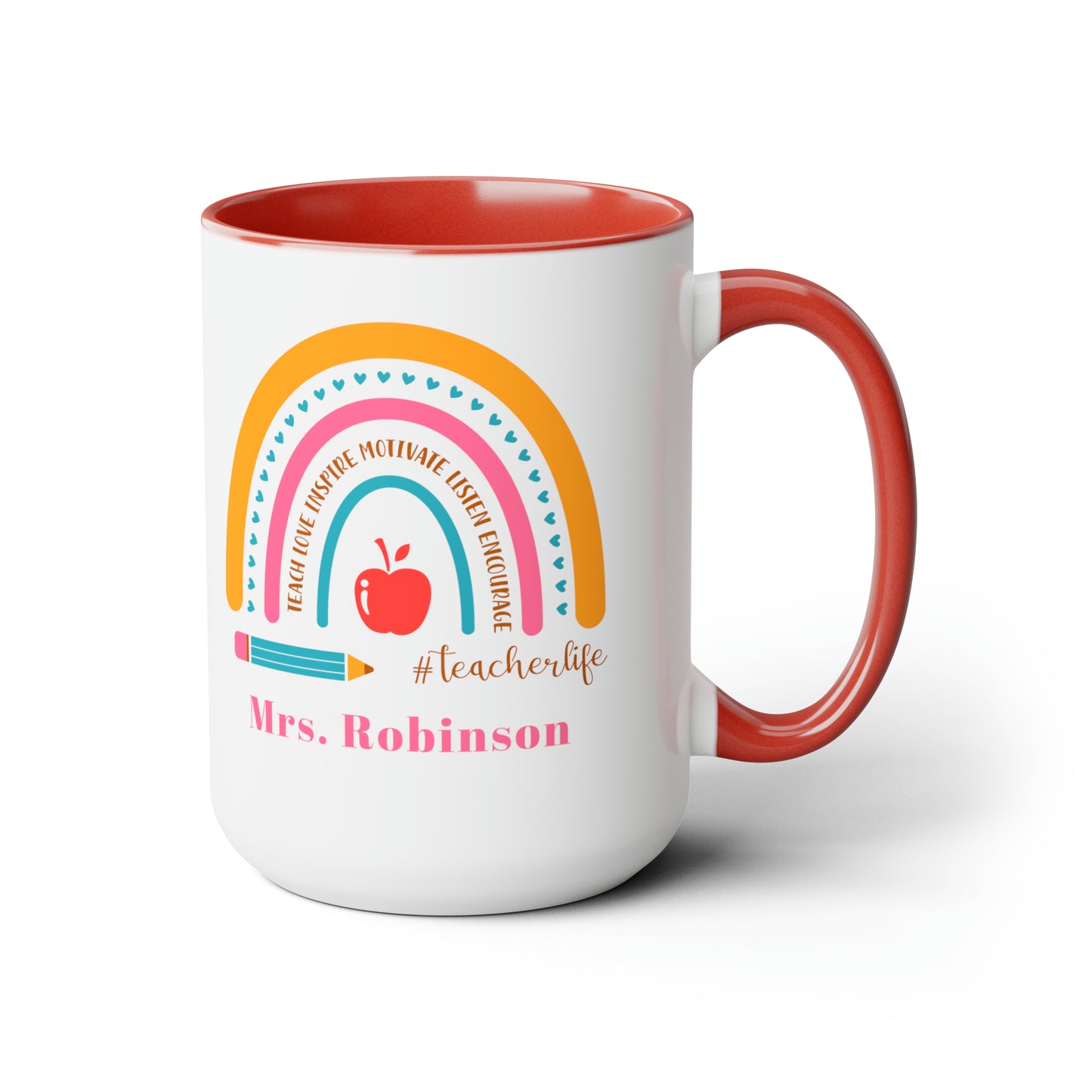Personalized name mug custom teacher gift teacher appreciation vibes  lady mug Supervisor mug Coffee Mug gift for her Mug wife Coffee Mug