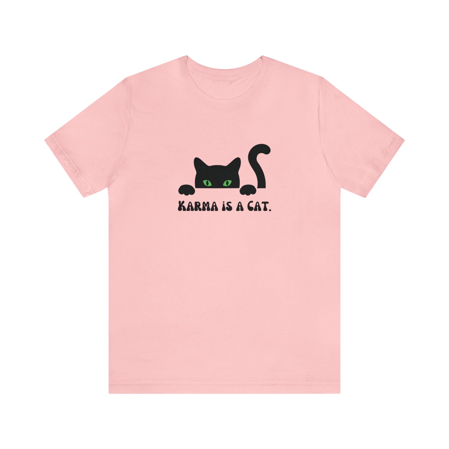Karma is a cat shirt Cat lover tshirt book lover shirt Taylor witchy cat Shirt Halloween Cat Gift for Cat Lover Gift for Cat swiftie shirt