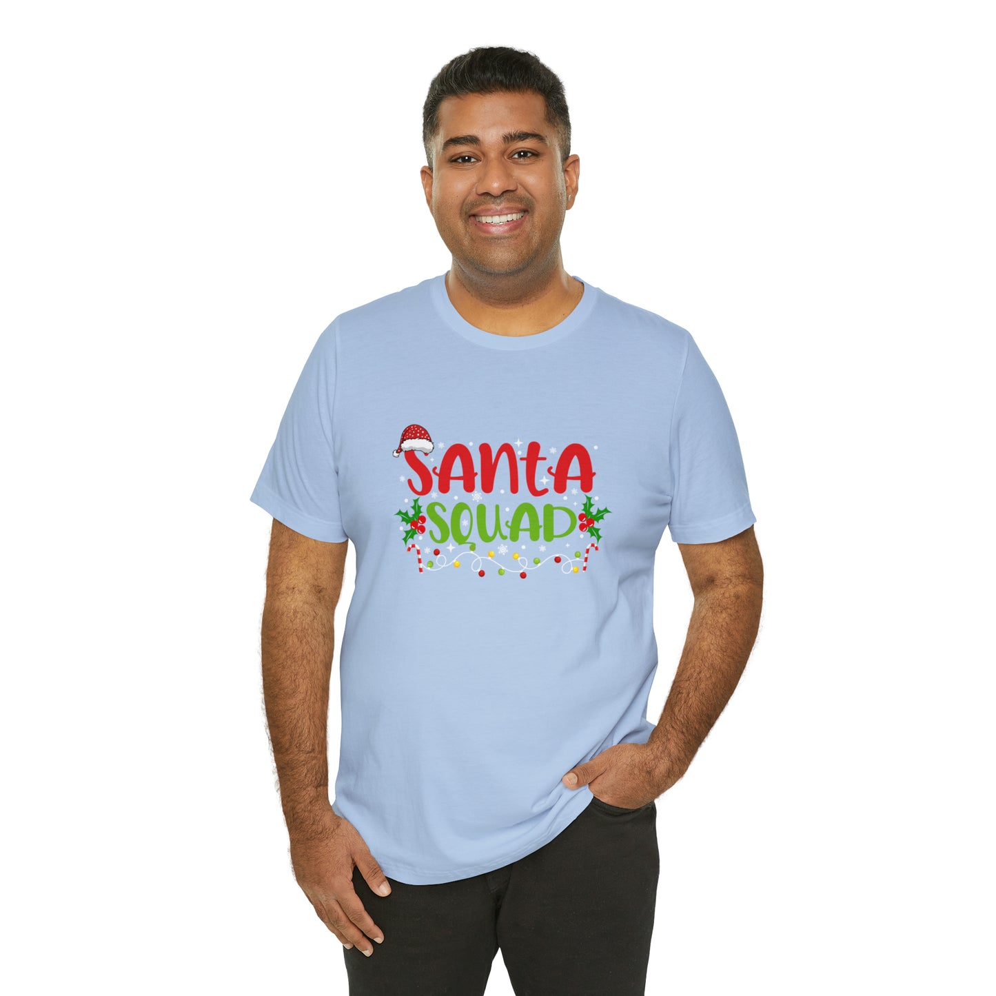 Santa's squad Matching Family Christmas Shirts Santa claus Hat family tshirts Family Christmas Shirt Xmas Tee Custom Christmas Tshirt photos