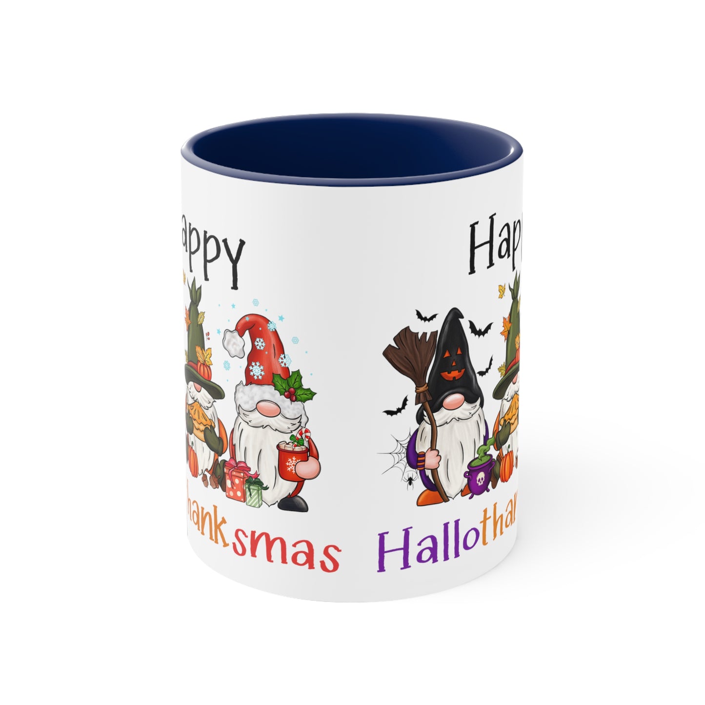 Gnome lover gift Halloween Mug Happy Hallothanksmas Spooky Teacher gift Appreciation mug gift coffee mug gift for her gift for him 11oz