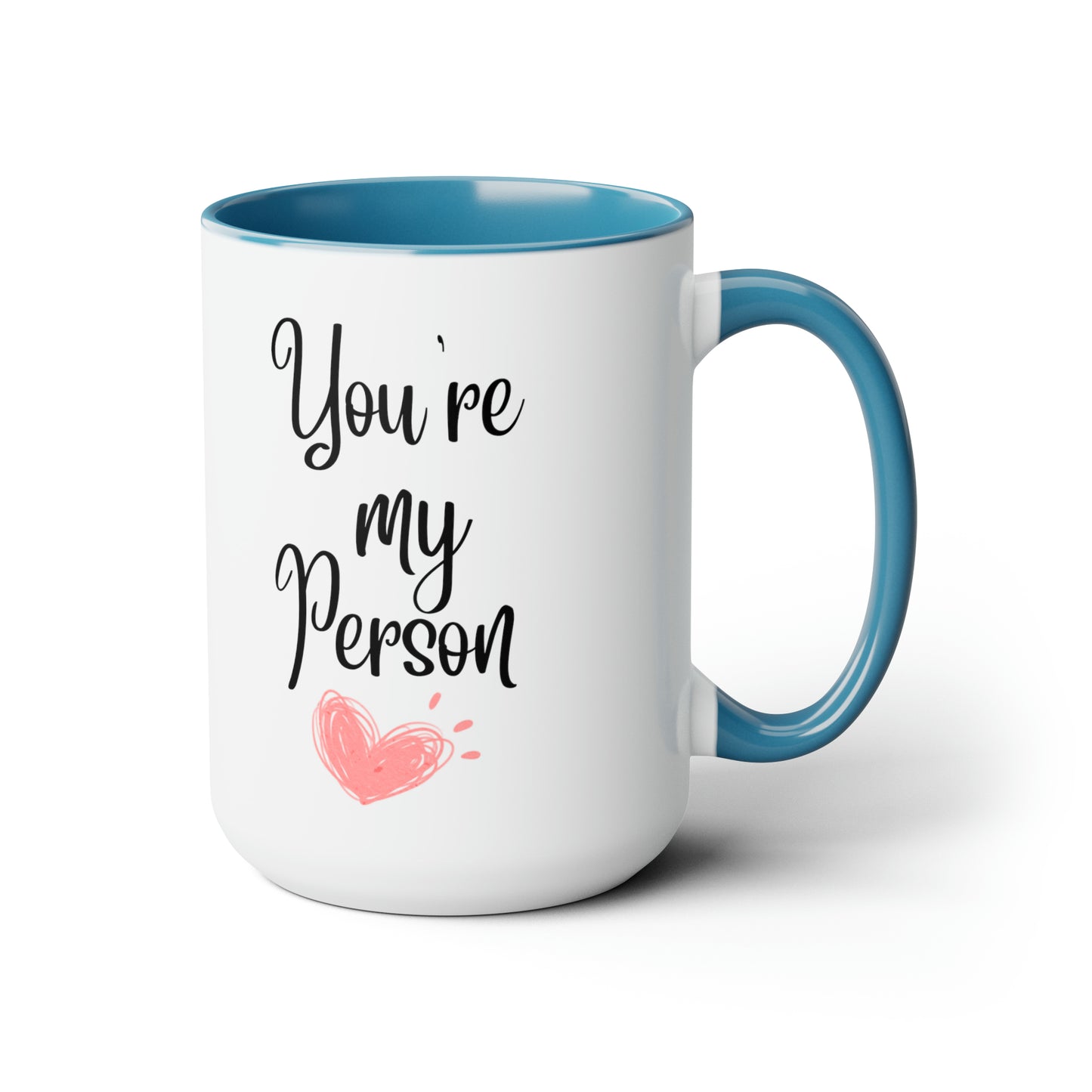 You're my person mug Christmas mug gift for mom gift mug Floral mug gift for her Mug funny gift for wife Coffee Mug Christmas gift