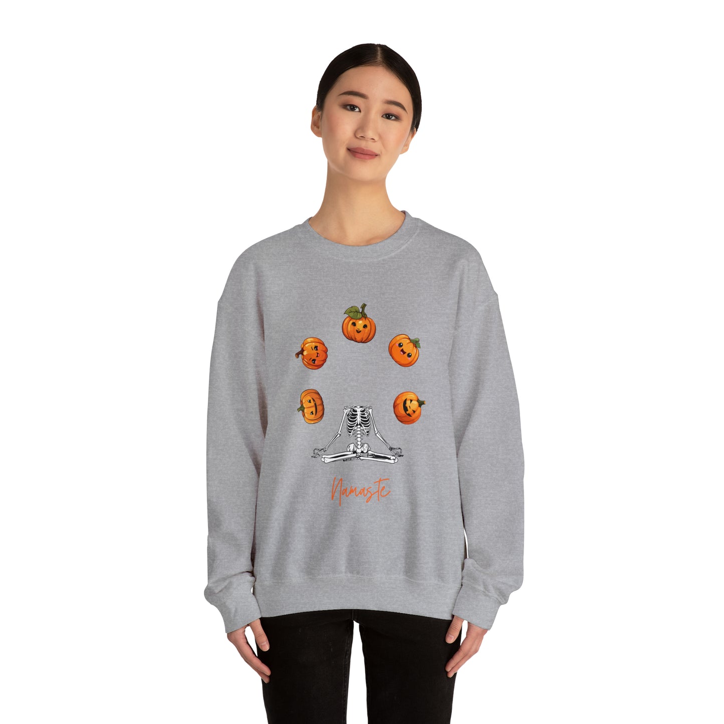 Namaste Halloween sweater Halloween sweater ghost fall leaves sweater Halloween Sweatshirt Era Tour sweater best friend gift for her Unisex