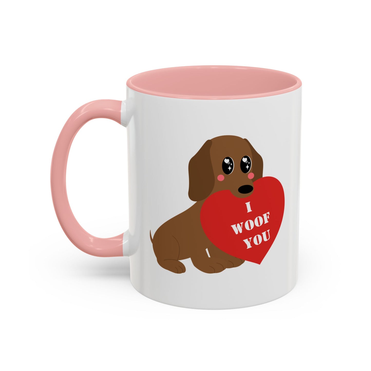 Dog lover mug I woof you mug Valentines day mug i love you Galantines day Bestie gift for her gift tea Mug Coffee Gift for Mom vday gift