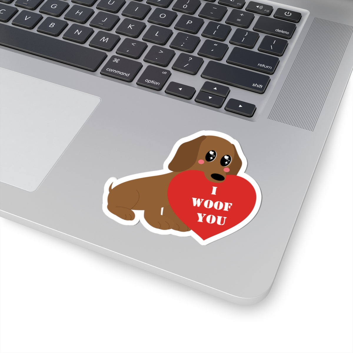 Dog lover sticker i woof you dog funny dog sticker life Valentines day sticker gift forher gift for him gift bottle water sticker Galentines