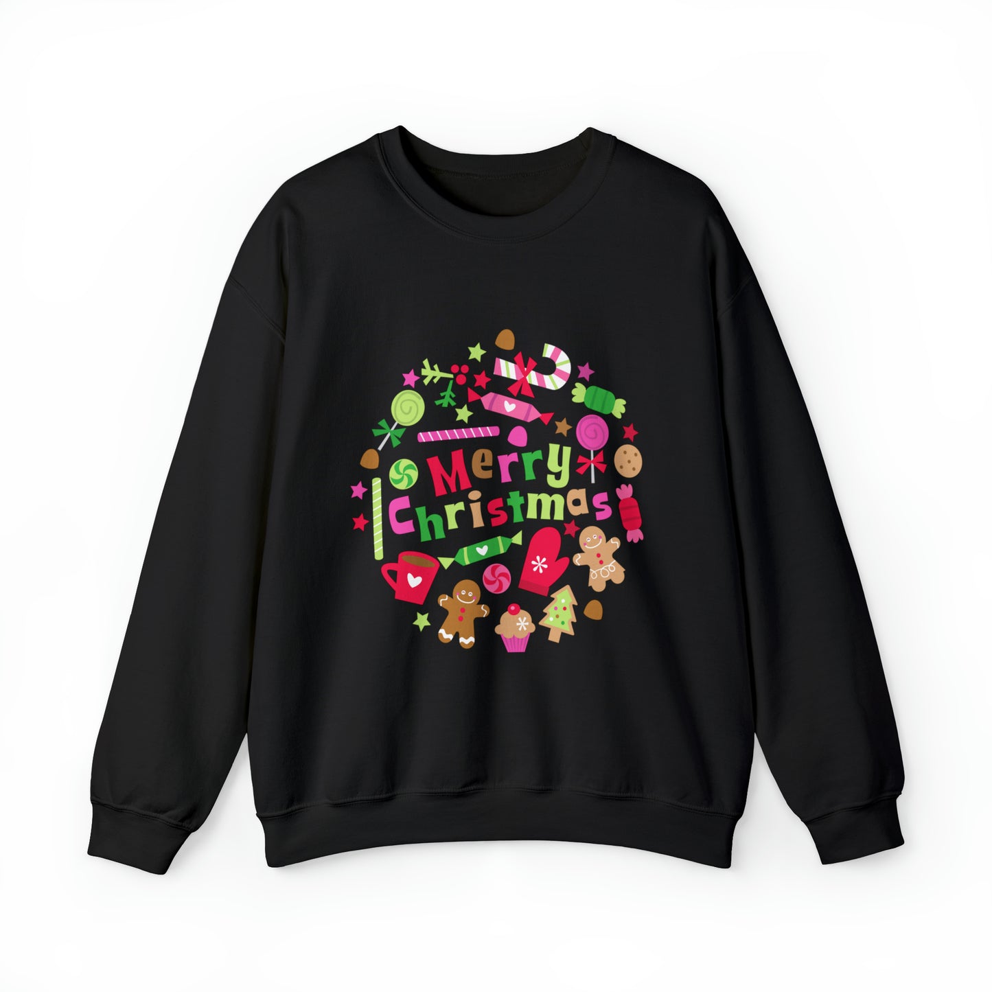 Candy Christmas sweater Merry Bright Christmas sweatshirt Christmas Sweatshirt for her Christmas family Shirt Christmas gift for him