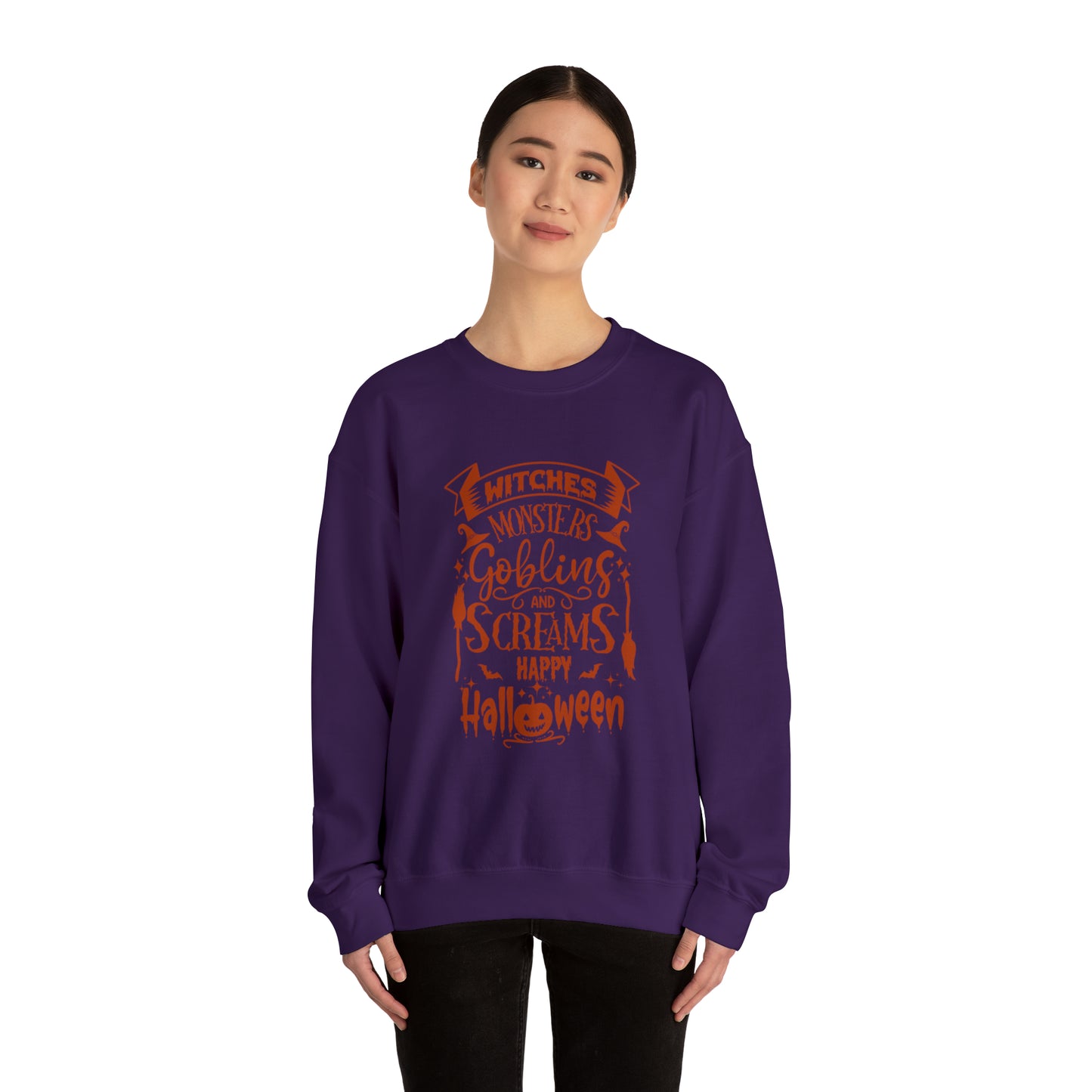 Witches Monsters Halloween Sweatshirt Ghostface Shirt Funny Halloween Horror Shirt Halloween Women's Sweatshirt Funny Halloween Tee Unisex