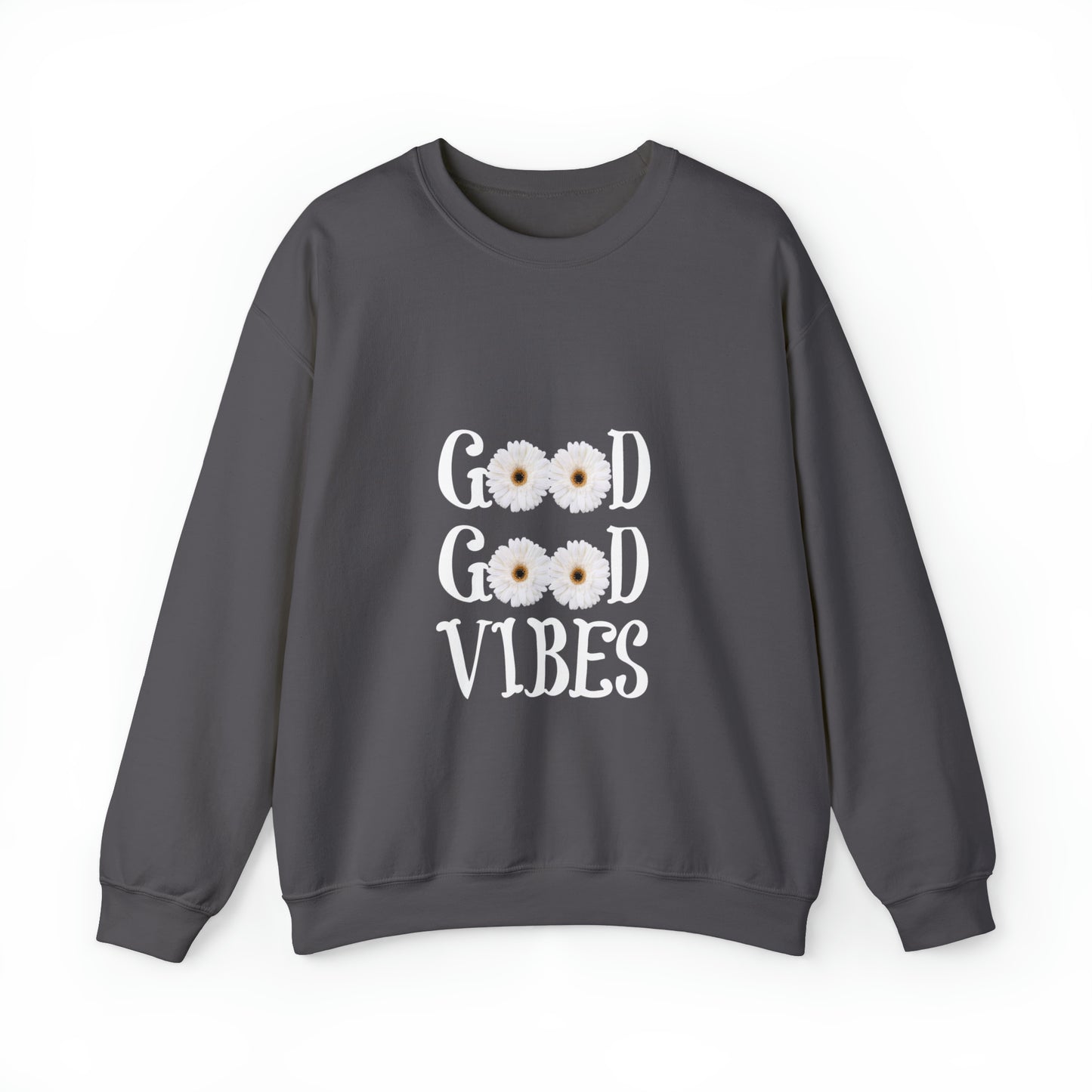 Good Vibes Sweatshirt, Unisex Heavy Blend™ Crewneck Sweatshirt
