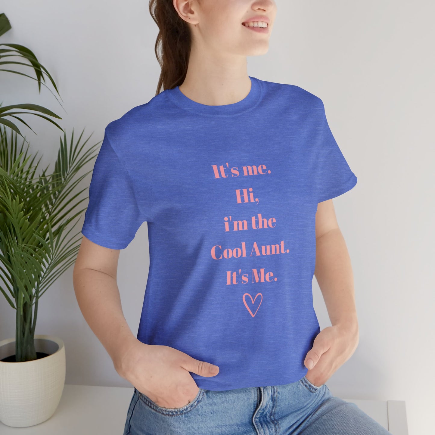 It's me hi I'm the cool aunt shirt cool auntie Tee gift for sister Shirt pregnancy reveal shirt Feeling Good Retro T-Shirt Shirt best friend