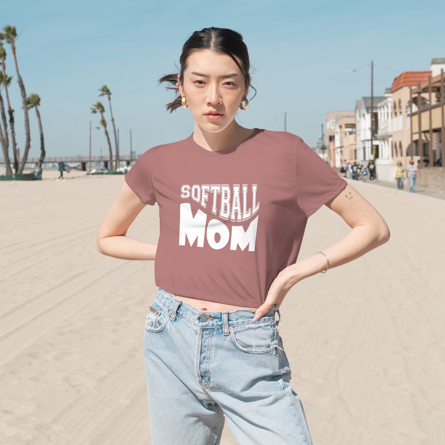 Football Mom crop top football season shirt gift for Mom gifts for her