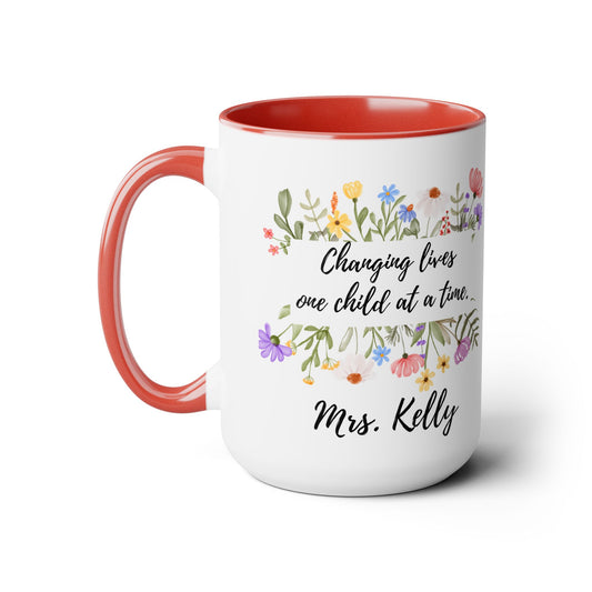 Personalized teacher name mug custom teacher gift teacher vibes gift for him Supervisor mug Coffee Mug gift for her Mug wife Coffee Mugs