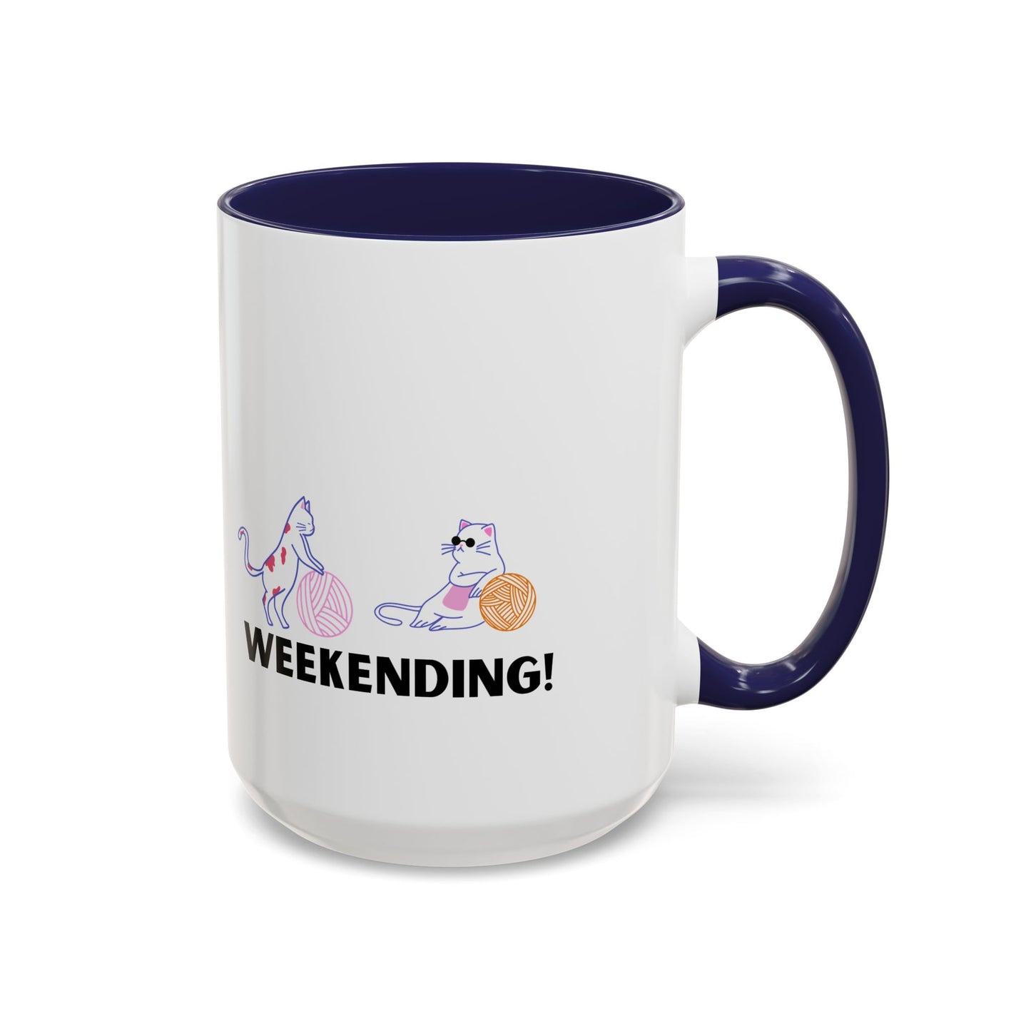 Crochet weekending mug coffee lover weekending vibes mug Coffee Mug swift Funny Coffee Cup Cat Lady Gift Cat Lover Gift Cat Mom christmas