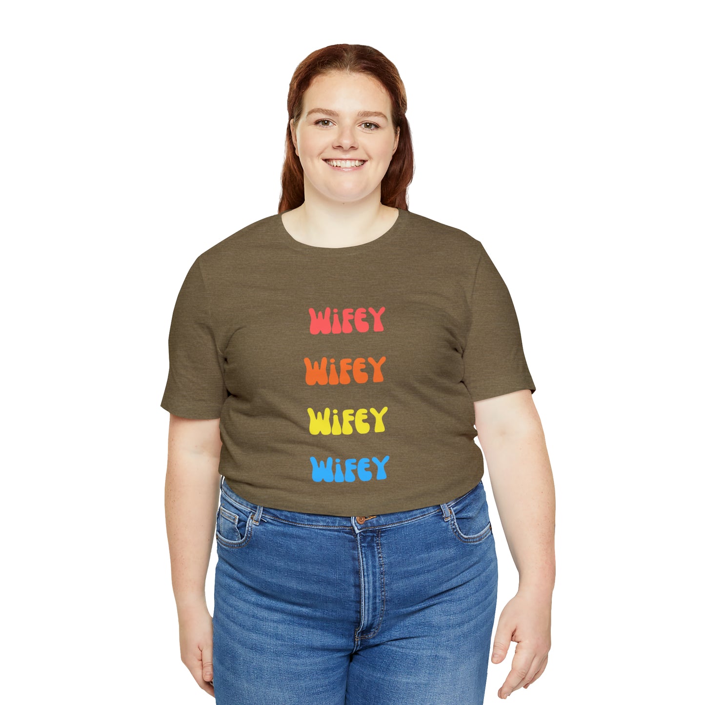 Wifey Wifey T-Shirt Aesthetic Shirt Trendy Shirt Shirt With Words On Back Tumbrl Positive Tee Gift for him Gift for her