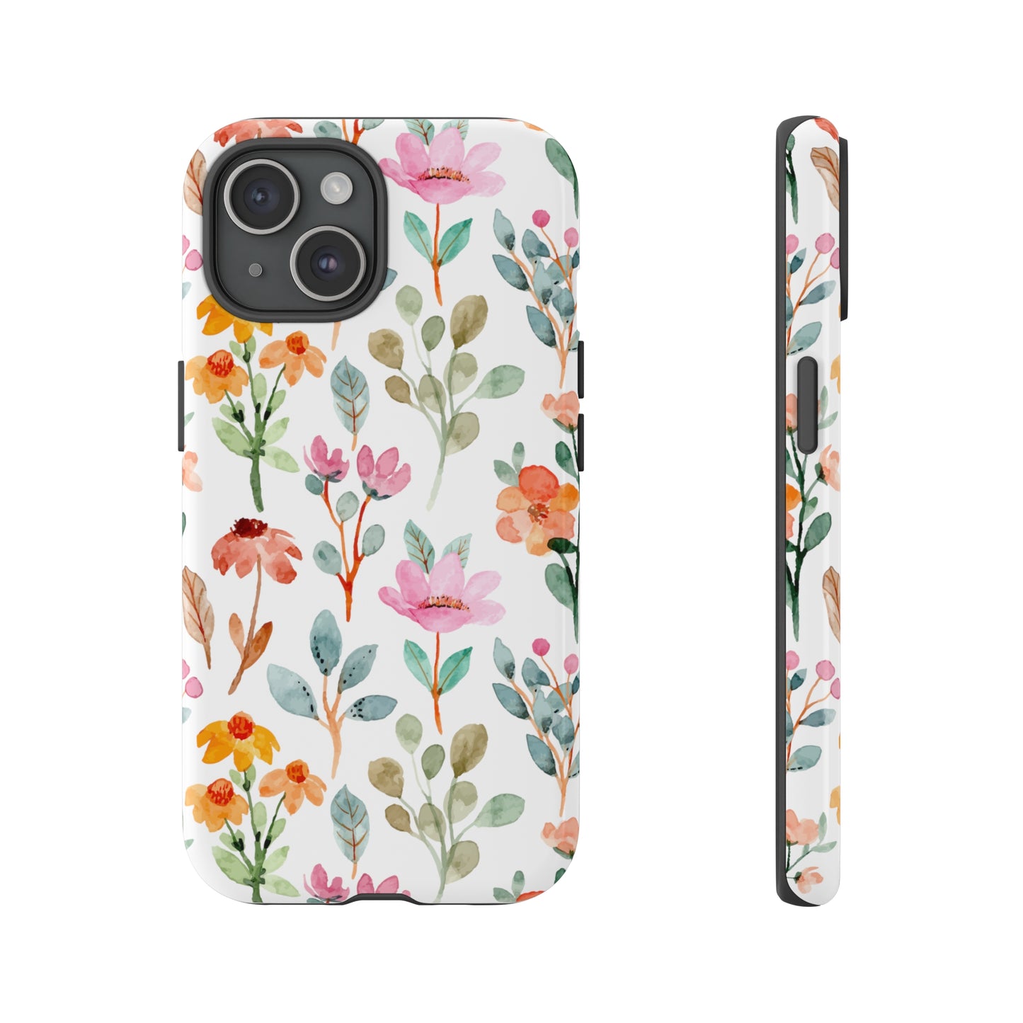 Floral phone case mother's day gift best friend gift for her gift for him flower cell phone cases Tough Cases