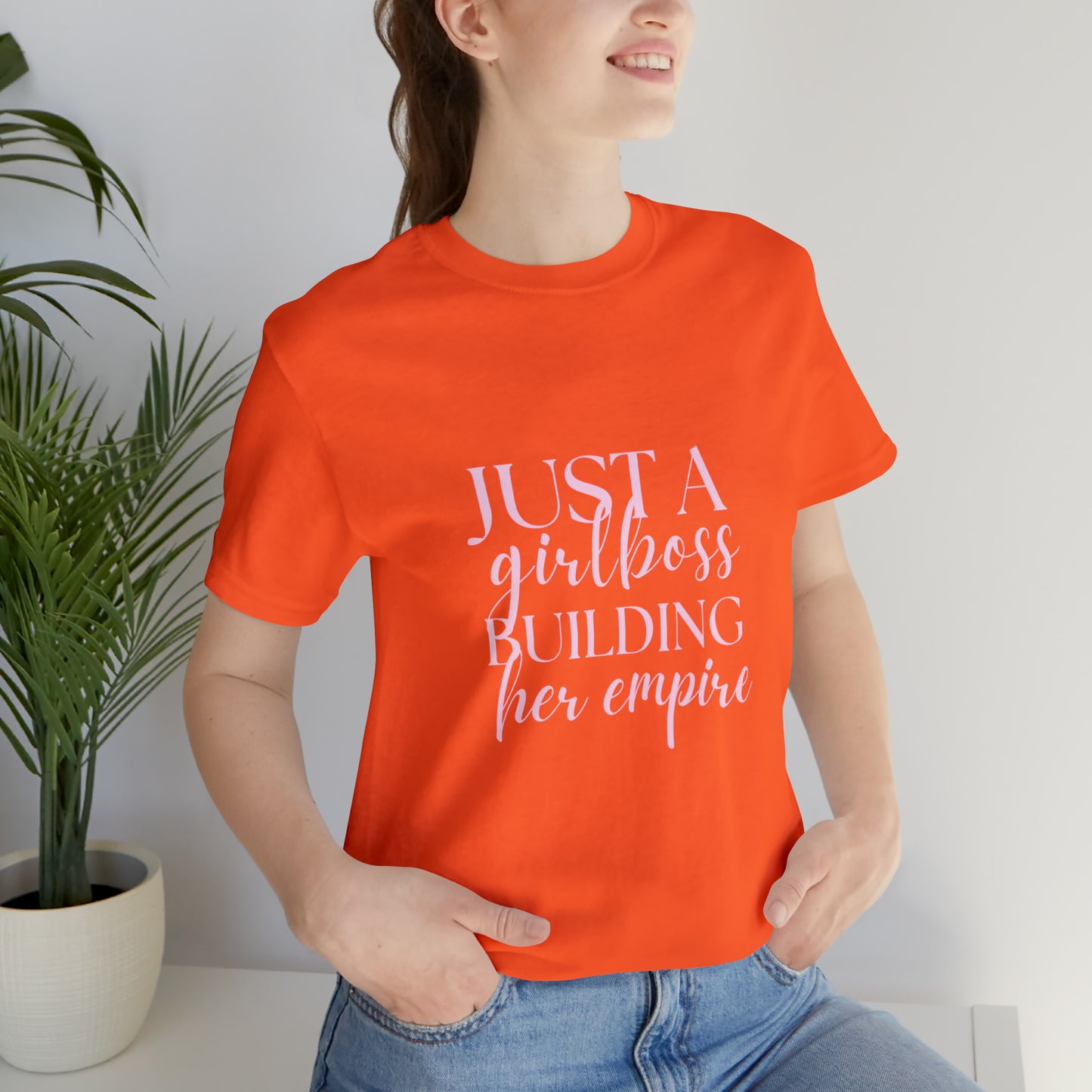 Girlboss shirt, Just a girlboss building her empire tee, Bossbabe sweater, entrepreneur Unisex shirt, vacation shirt, best friend