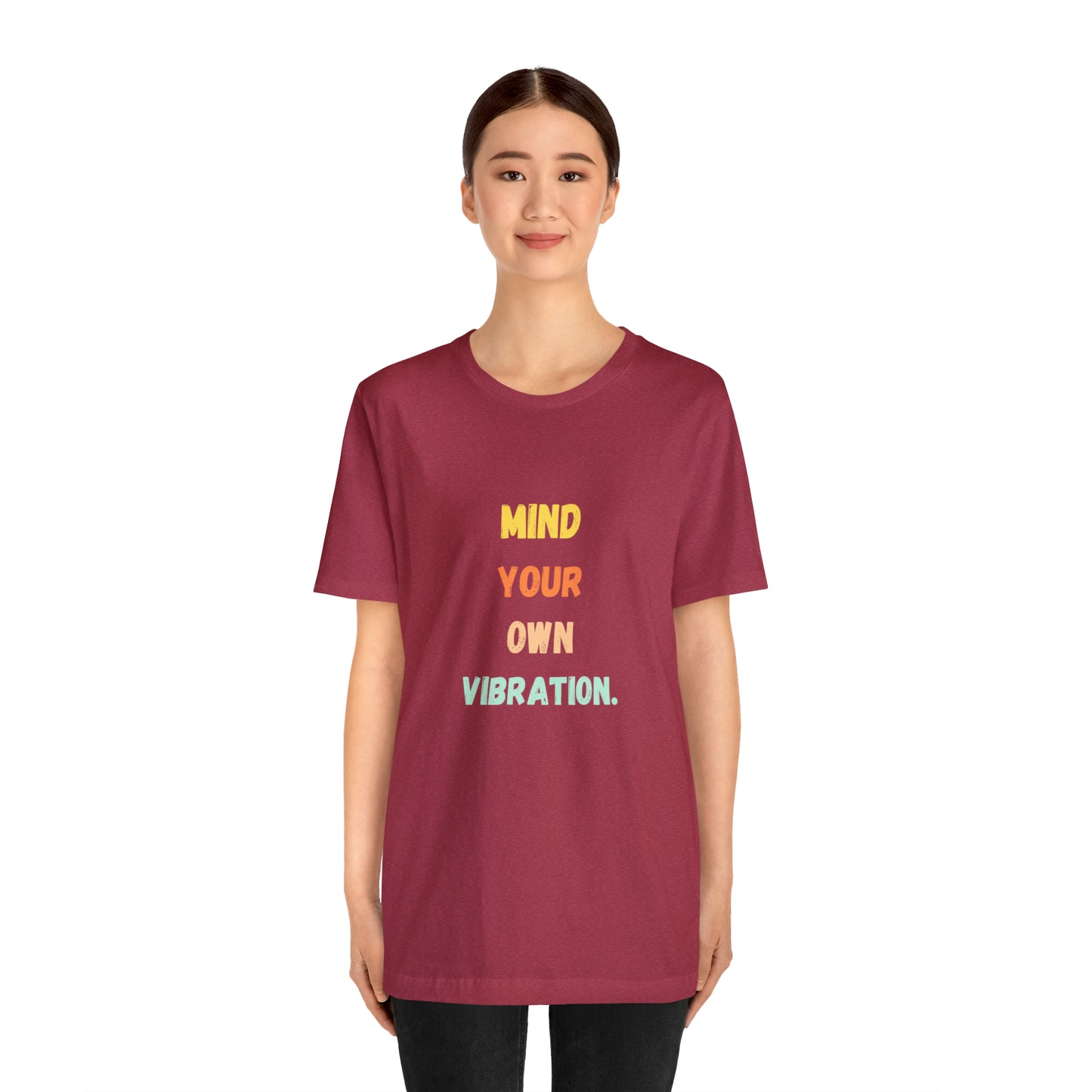 Spiritual shirt Mind your own vibration t-shirt Zen gift for her gift for him yogawear meditation gifts best friend Christmas gift