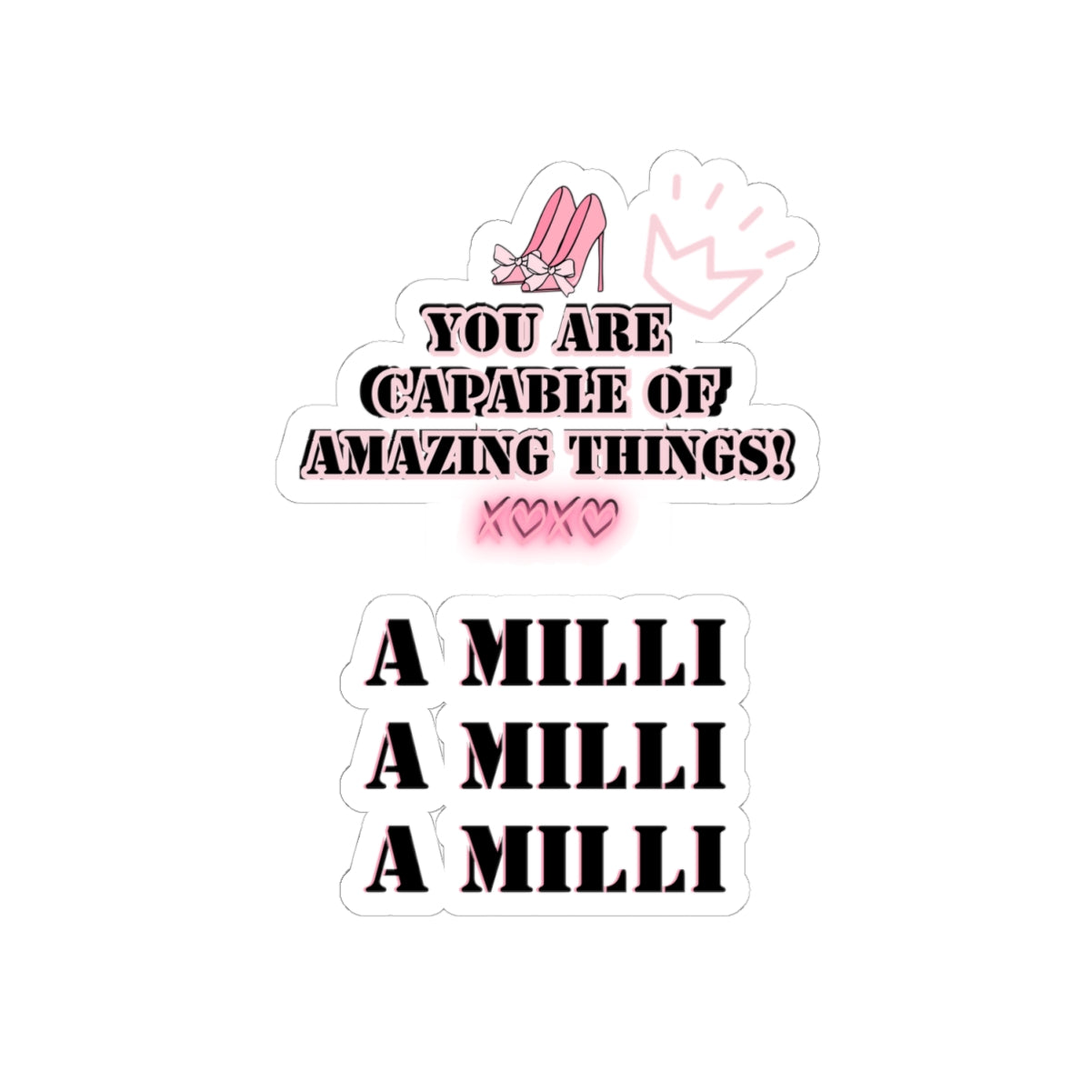 Millionaire sticker page Girlboss sticker motivational sticker bossbabe bestie sticker leprechaun stickers bestfriend boss gift sticker