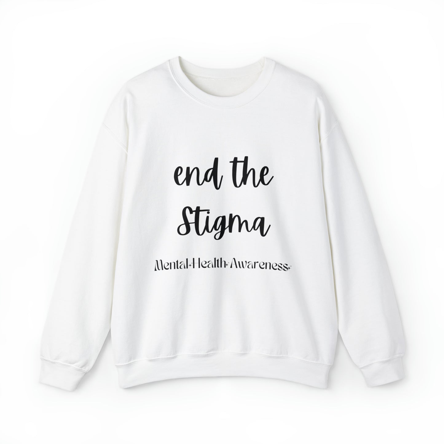End the stigma sweater mental health awareness sweatshirt self care sweater anxiety sweatshirt psychologist tee Motivational shirt