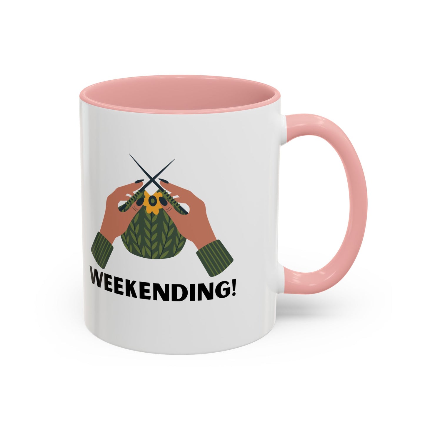 Knitting weekending mug coffee lover weekending vibes mug Coffee Mug swift Funny Coffee Cup Cat Lady Gift Cat Lover Gift Cat Mom christmas