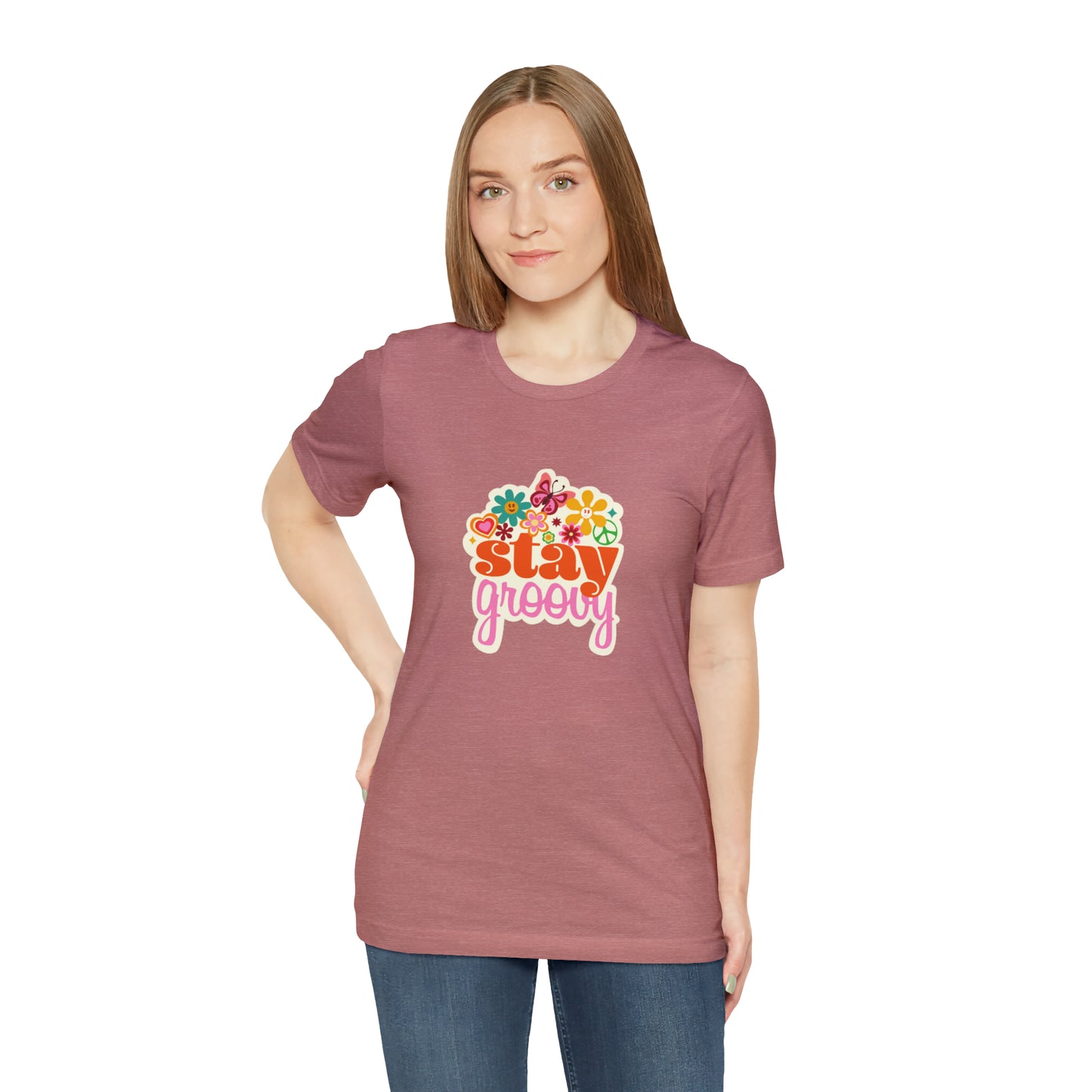 Stay Groovy t-shirt, Hippie shirt, good vibes shirt, summer fun style gift,travel shirt,best friend trip vacation trip