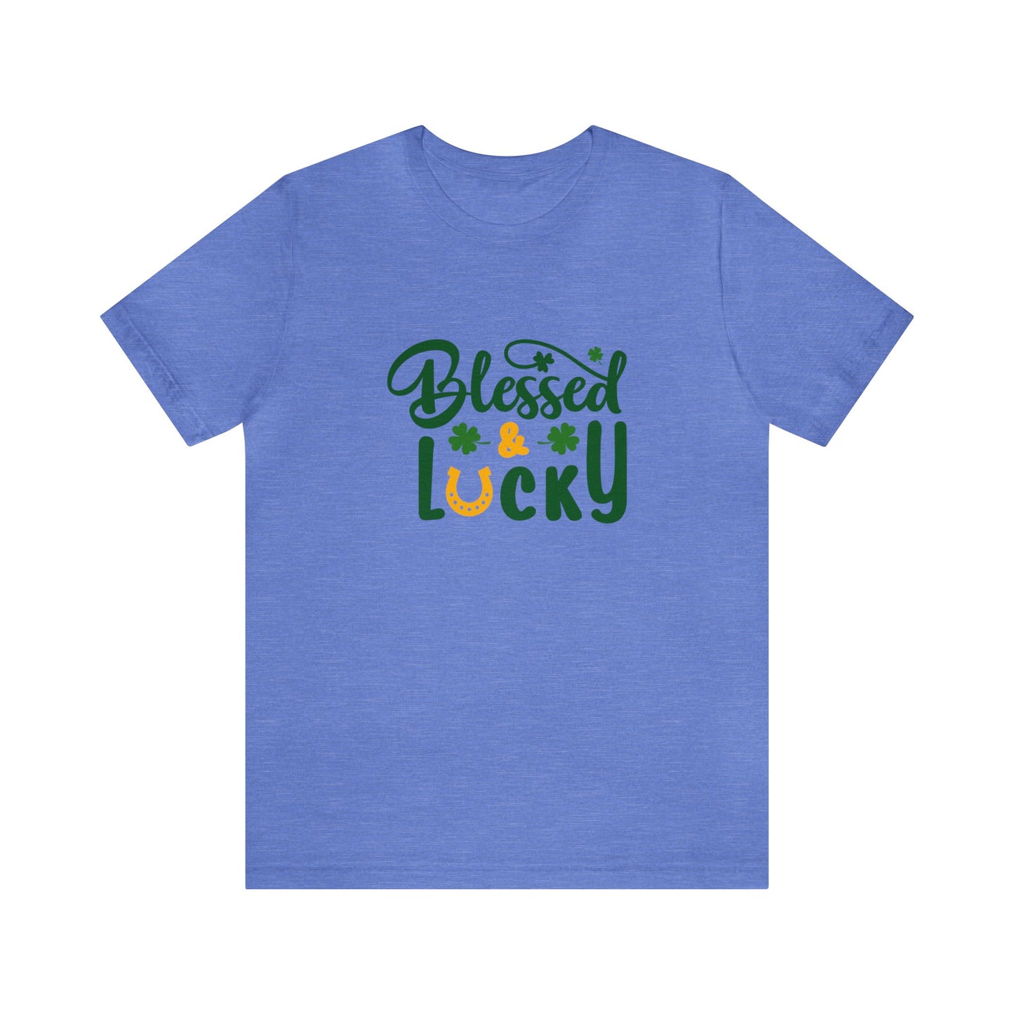 St Patrick's Day shirt blessed and lucky shirt Irish leaf shirt Unisex Tee Retro Shirt T-Shirt best friend vacation shirt beach
