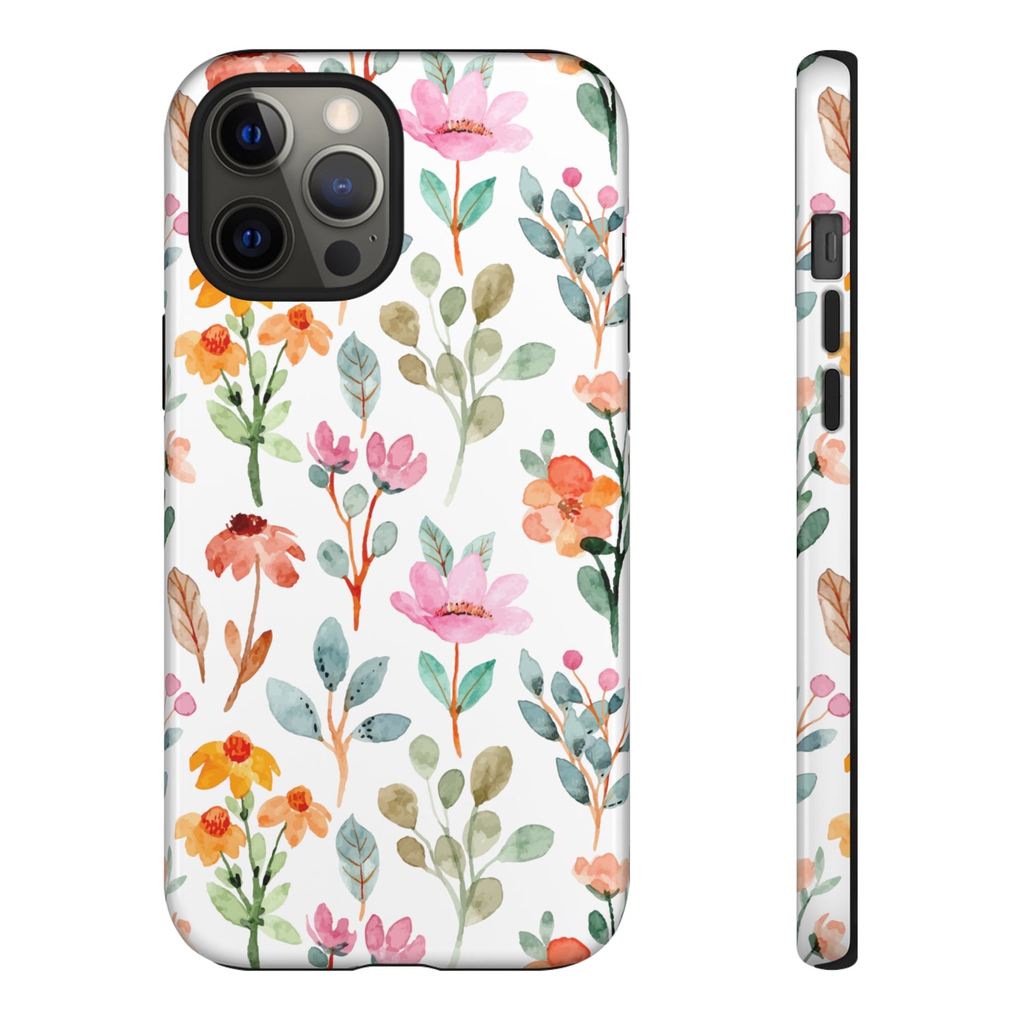 Floral phone case mother's day gift best friend gift for her gift for him flower cell phone cases Tough Cases
