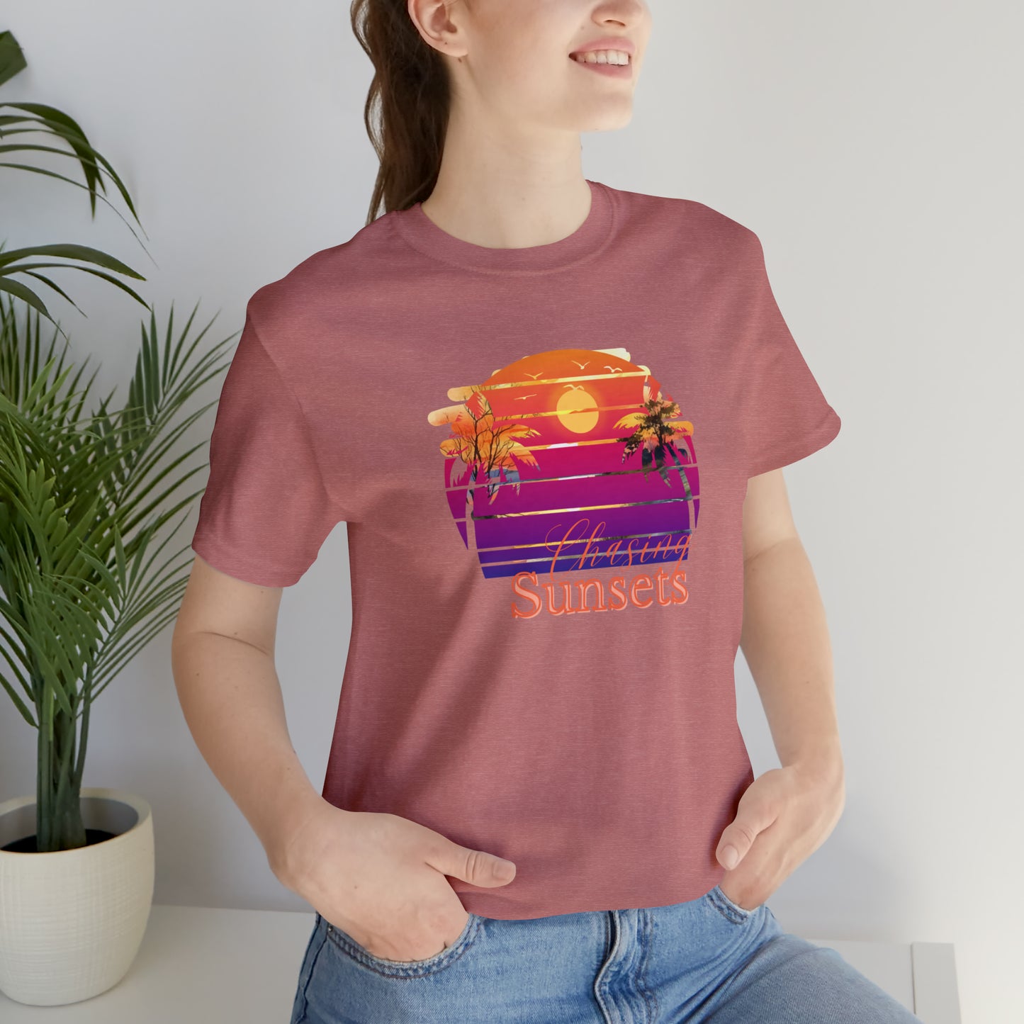 Chasing Sunsets shirt Life is an Adventure shirt Good vibes only shirt Adventurer shirt gift for her gift for him vacation shirt best friend