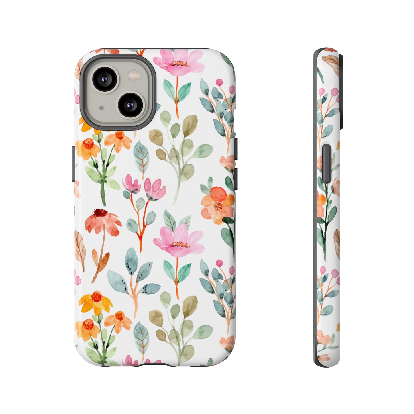 Floral phone case mother's day gift best friend gift for her gift for him flower cell phone cases Tough Cases