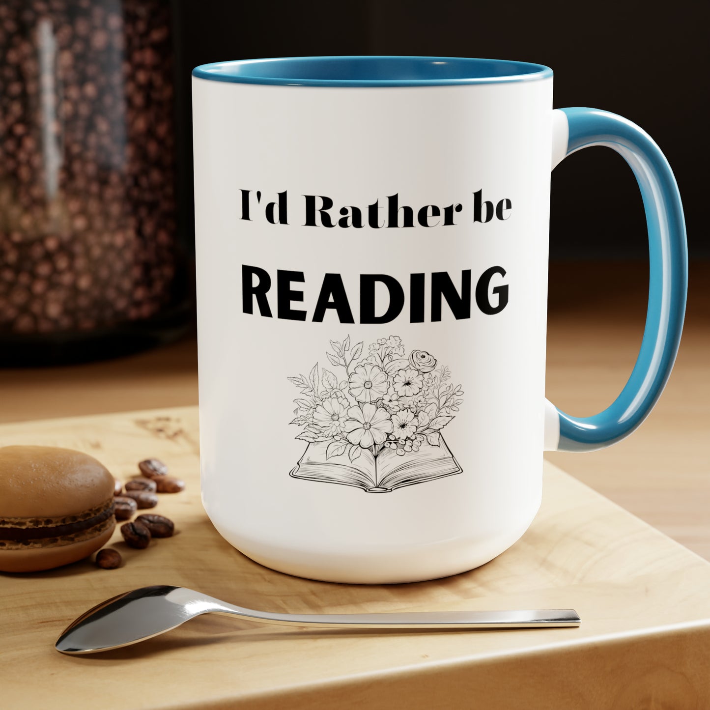 I'd rather be reading mug reading lover gift coffee mug gift for her love you daughter gift Coffee lover Mug chocolate mug gift for him