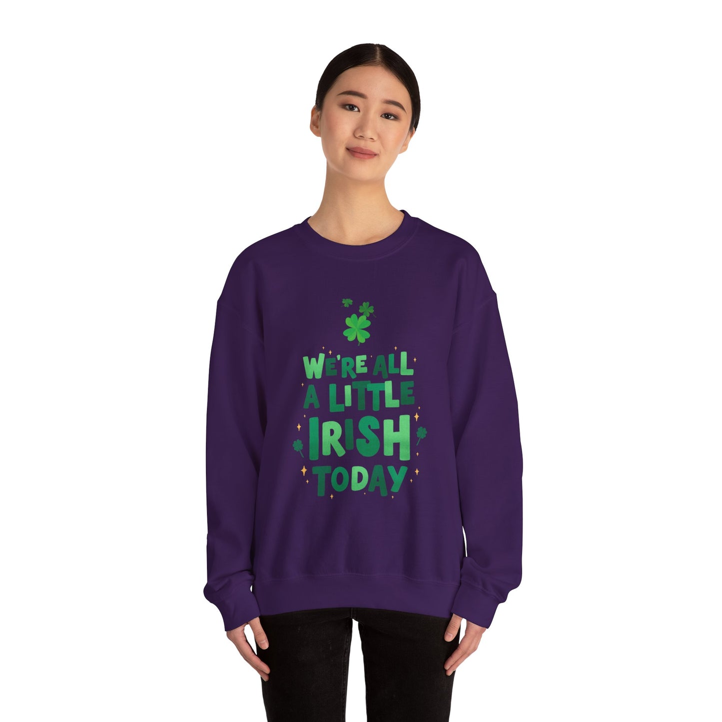 Funny St. Patrick's Day sweater funny St. Paddys sweatshirt Heart Love valentines shirt gift for her best friend gift galentine's day
