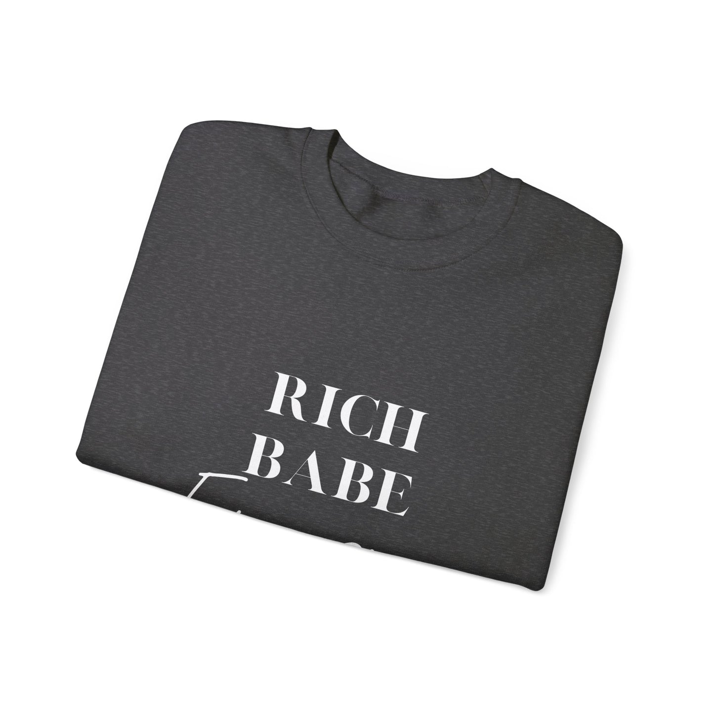 Rich Babe energy sweater funny gift for her bestie gift galentine sweater funny Valentine's sweater gift for him entrepreneur gift birthday