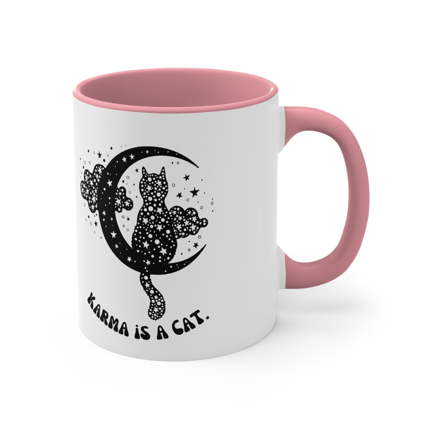 Karma is a cat mug best friend gift for her gift for him Birthday gift coffee mug tea gift for cat lover bestie valentinesday gift Christmas