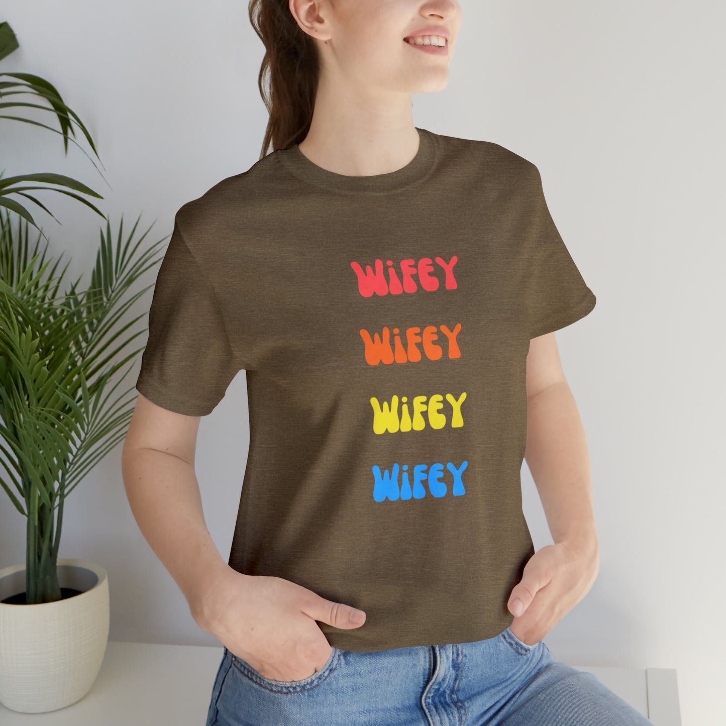 Wifey Wifey T-Shirt Aesthetic Shirt Trendy Shirt Shirt With Words On Back Tumbrl Positive Tee Gift for him Gift for her