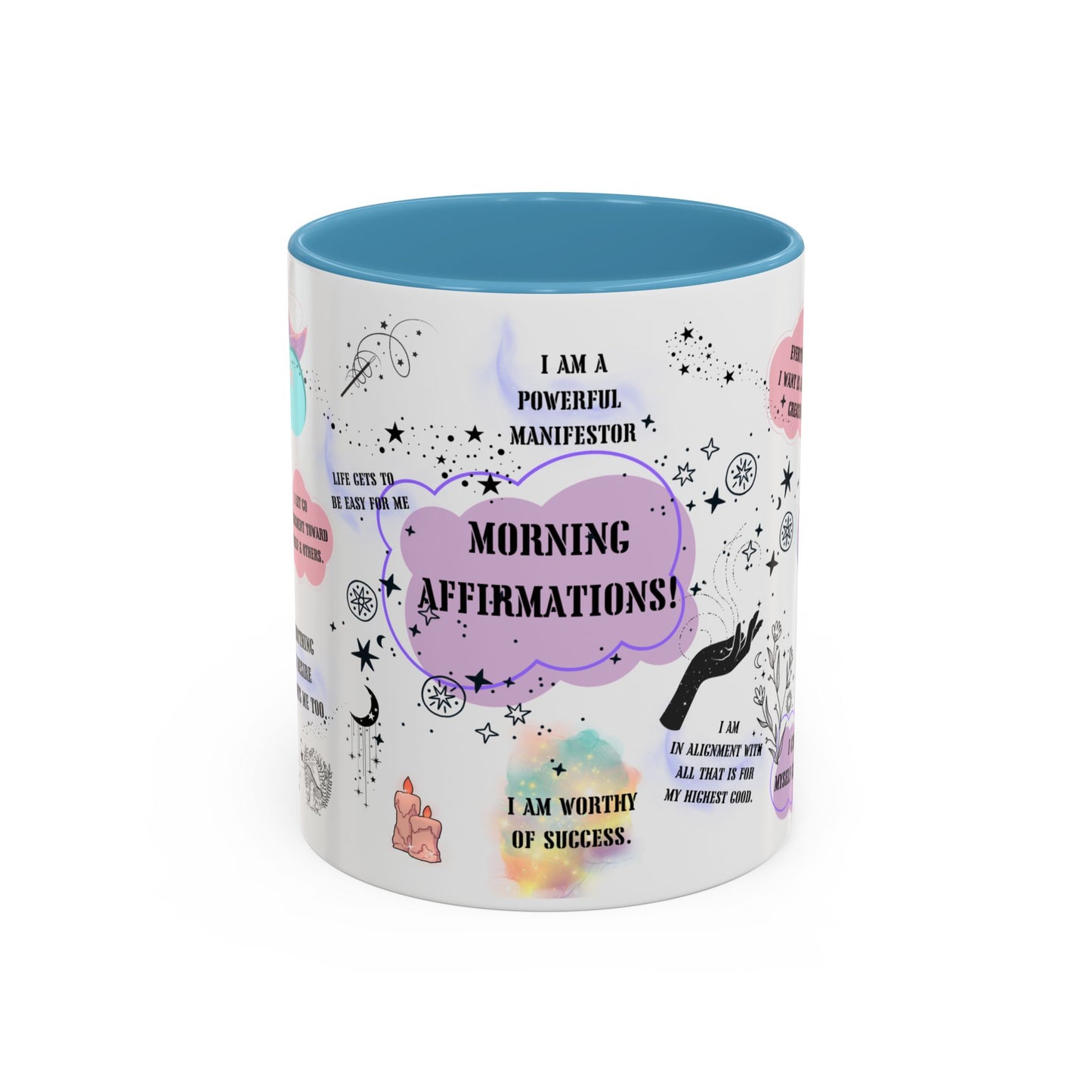 Morning affirmations mug positive motivation gift Christmas mug manifesting gift mug wicked mug bestie gift Coworker Gift coffee mug